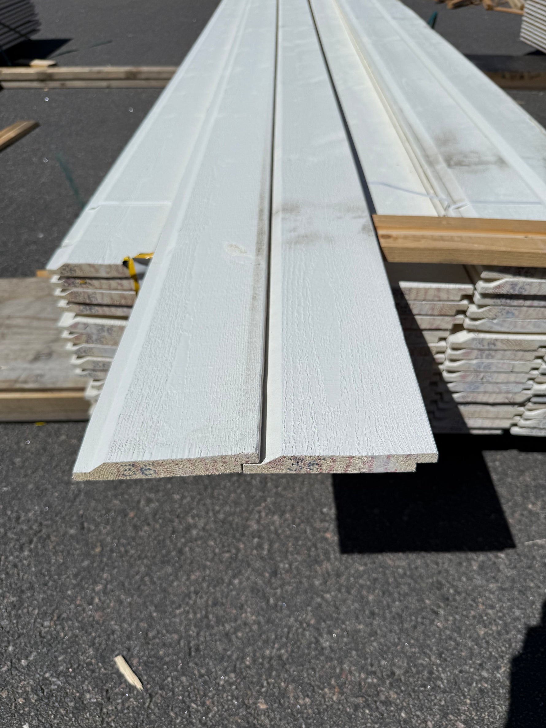 Paket Ytterpanel Enkelfas Halvspont 22x145mm, 100st 3.60m Grundmålad