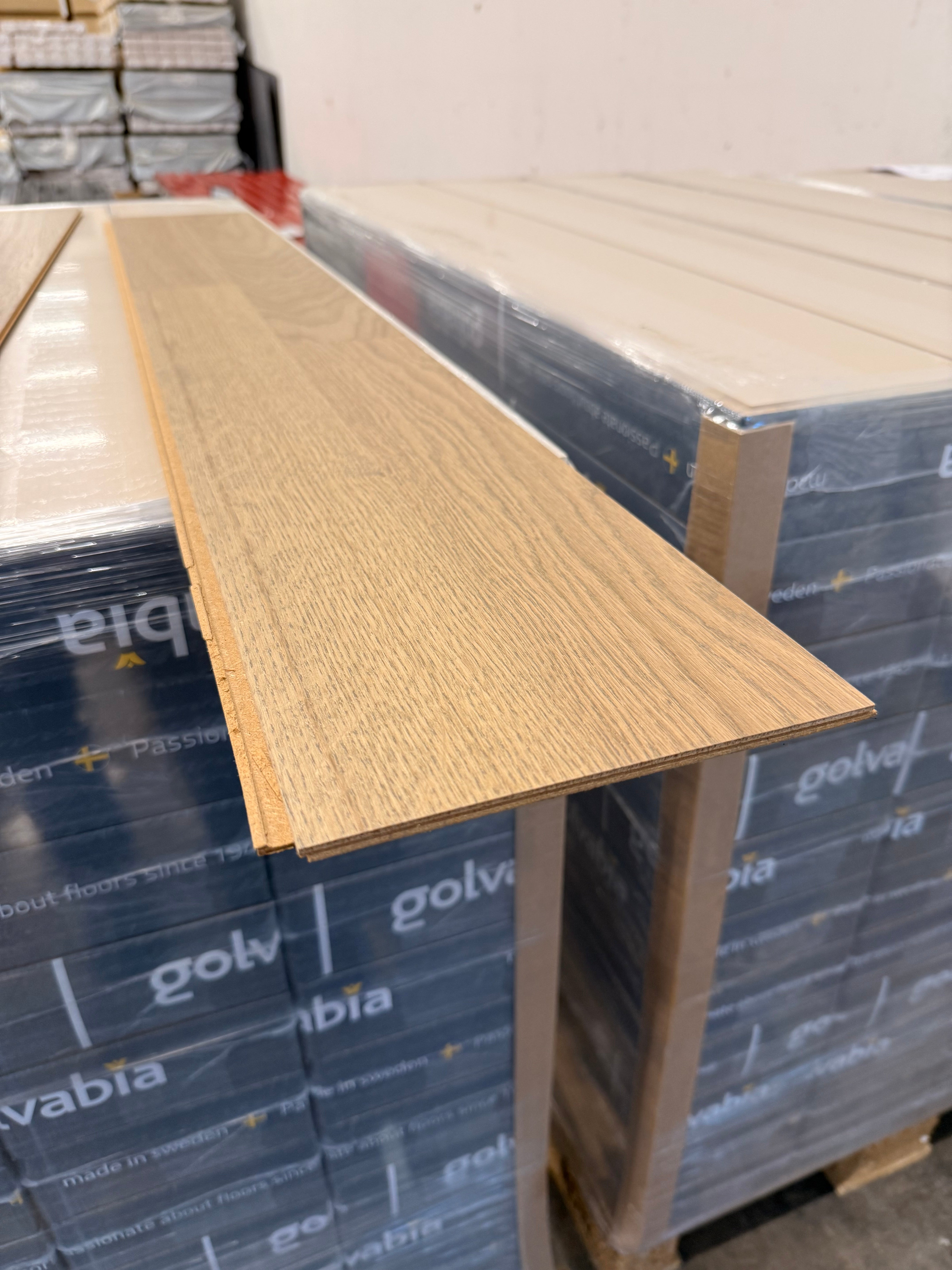 Parkettgolv Ek Elegant Grå – 2-stav