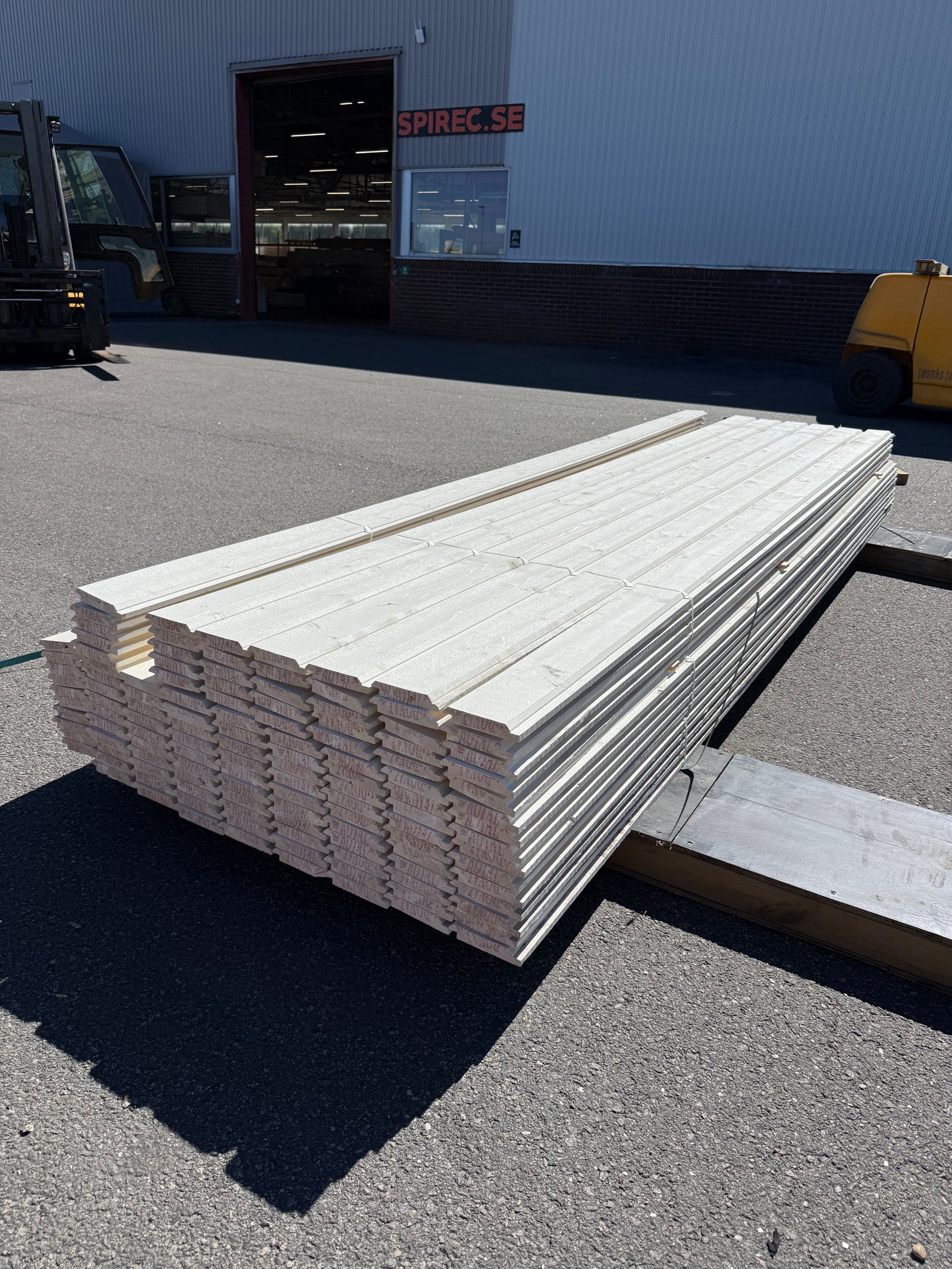 Paket Ytterpanel Dubbelfas Halvspont 22x120mm, 124st 3.60m Mellanstruken&nbsp;