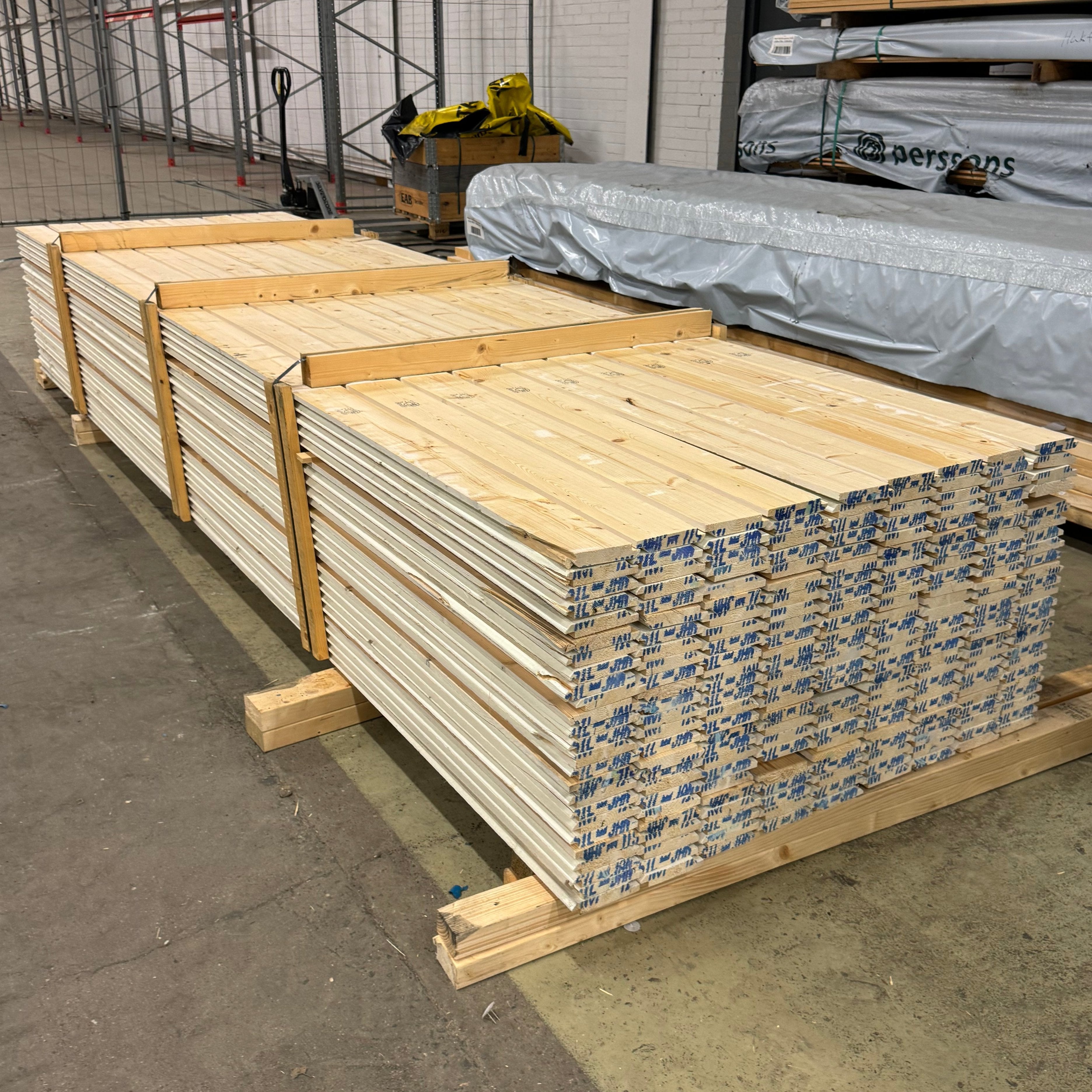 Paket Ytterpanel Dubbelfas Grundmålad 225st 3.90m