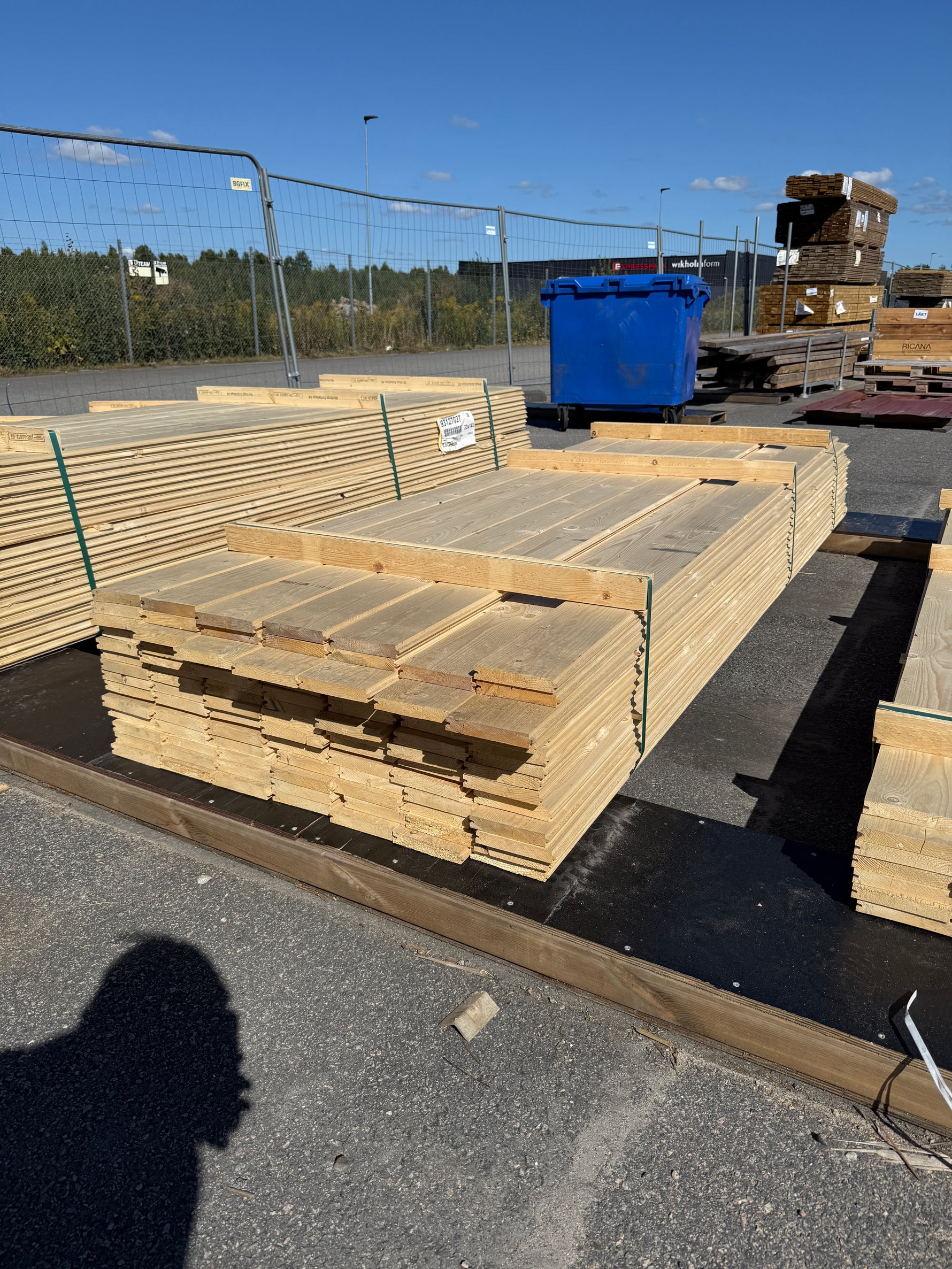 Parti Råspont/Luckämne 23x145mm- 97st 3.0m