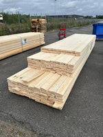Parti Finsågade Brädor 22x120 mm – 3.60–4.80 m (Andra sortering)