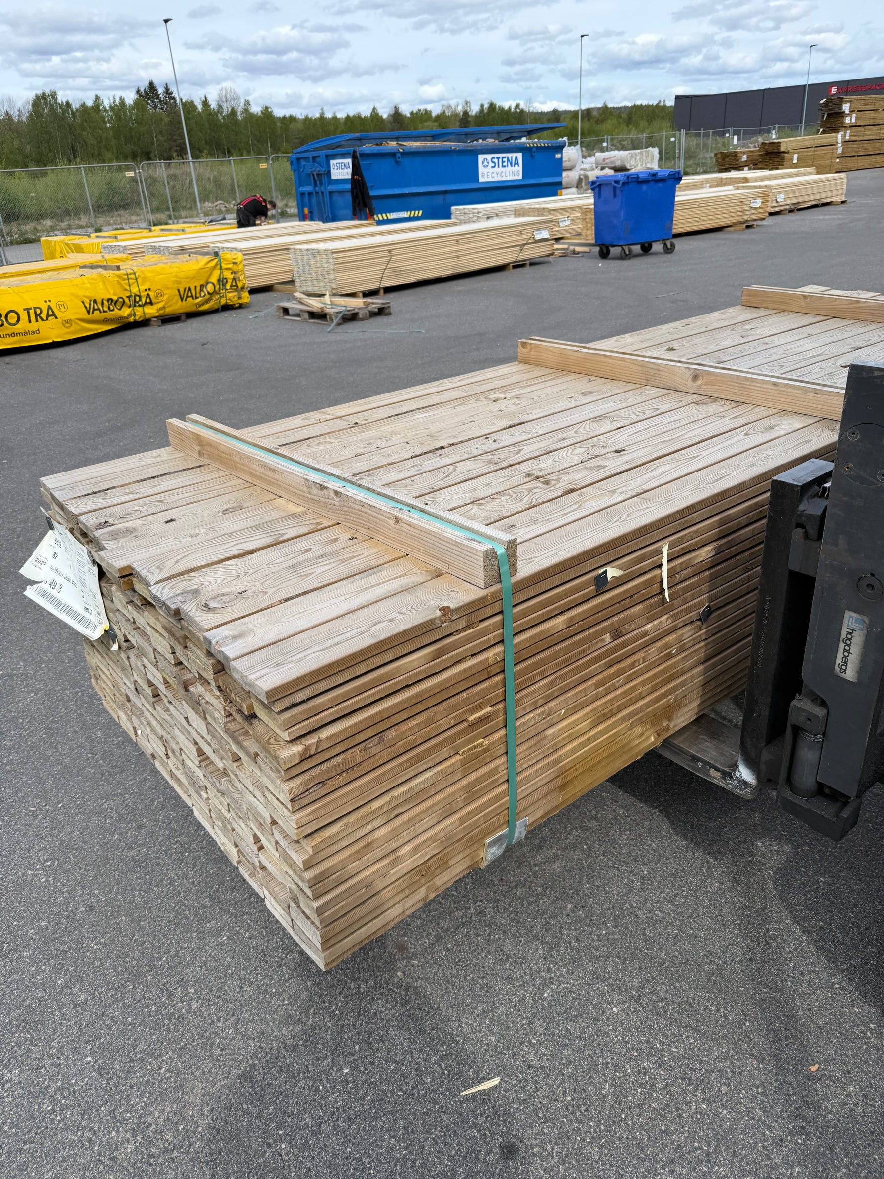 Paket Tryckimpregnerad Trall 22x95mm, 220st 3,0m