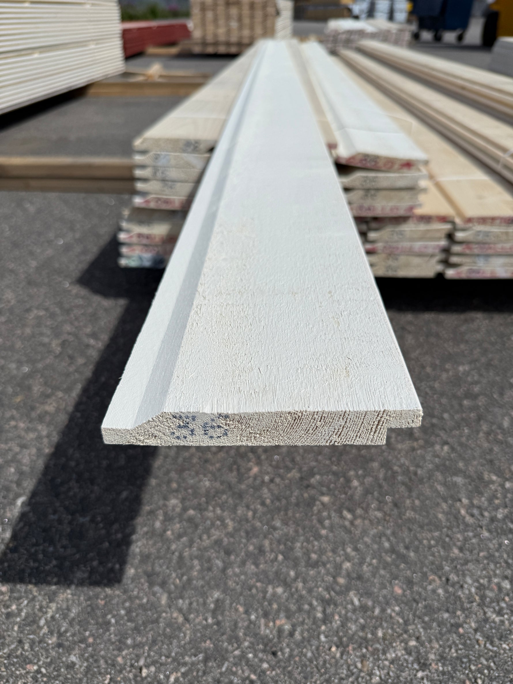 Paket Ytterpanel Enkelfas Halvspont 22x145mm, 57st 3.60m Grundmålad