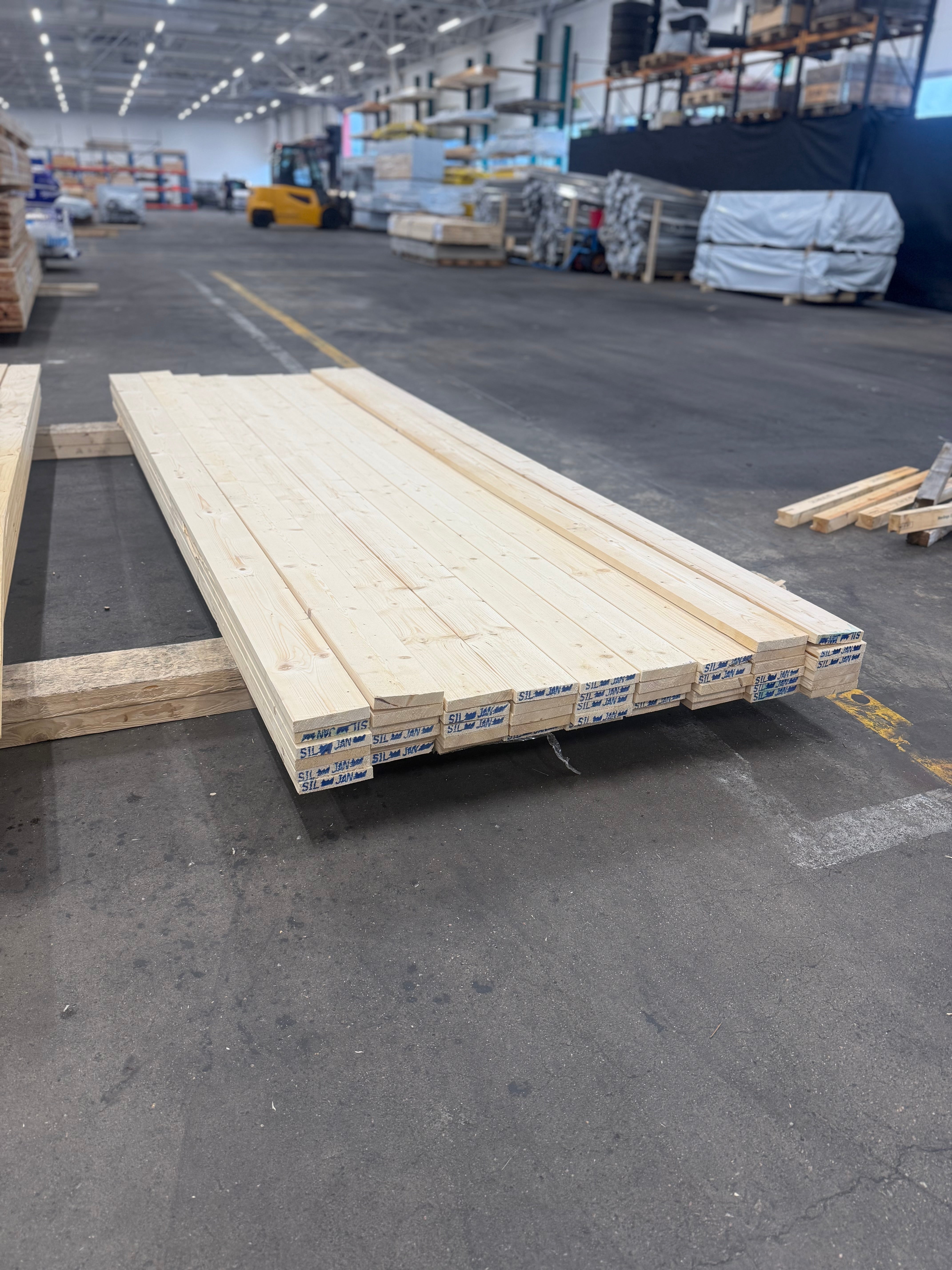 Paket Finsågade Brädor 22x120mm 50st 3.0m