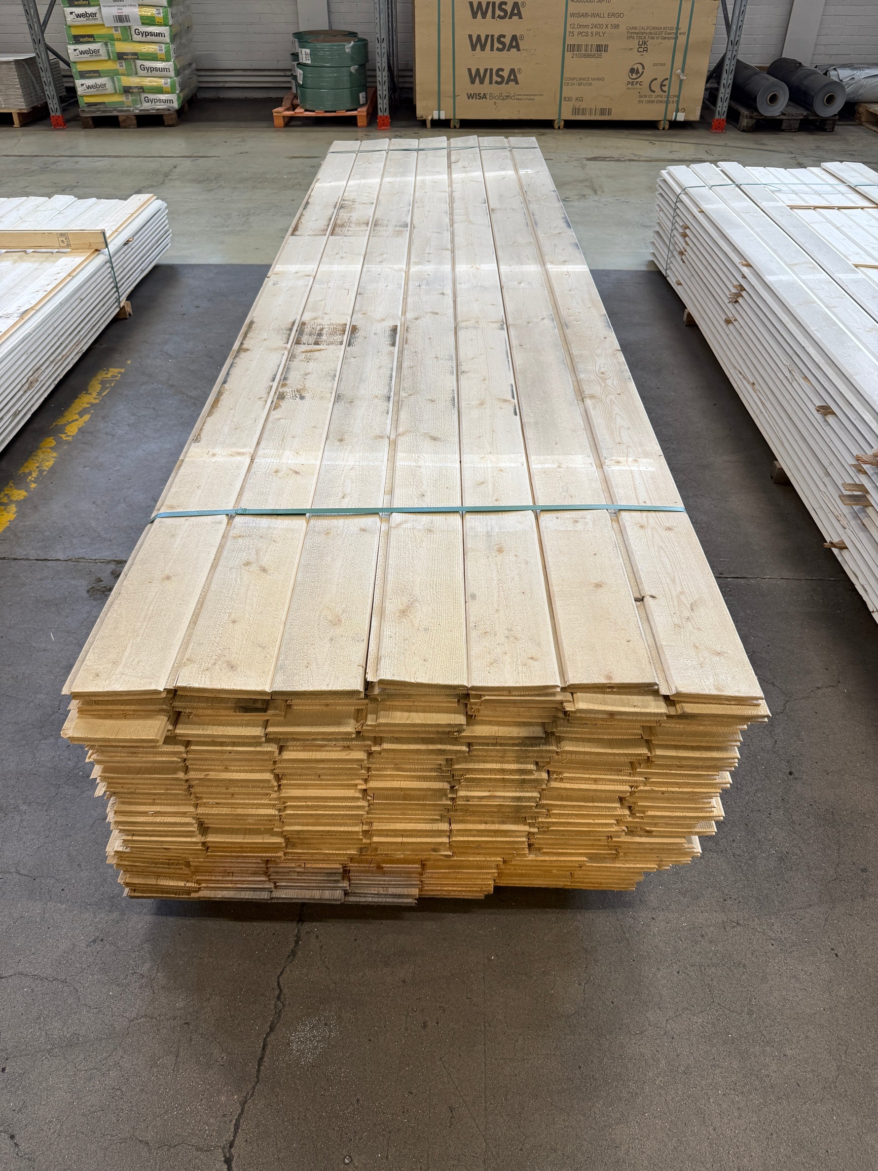 Paket Ytterpanel 22x145mm, 175st 3.60m- Obehandlad