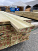 Tryckimpregnerad Rillad Trall 27x145 3,60 m – 77 st (B-sortering)