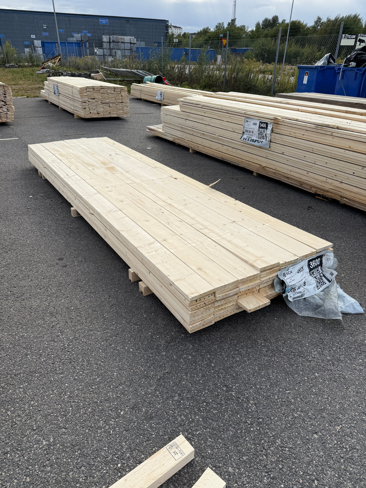 Paket Finsågade Brädor 22x145 mm – 3,60 m (Andra sortering)