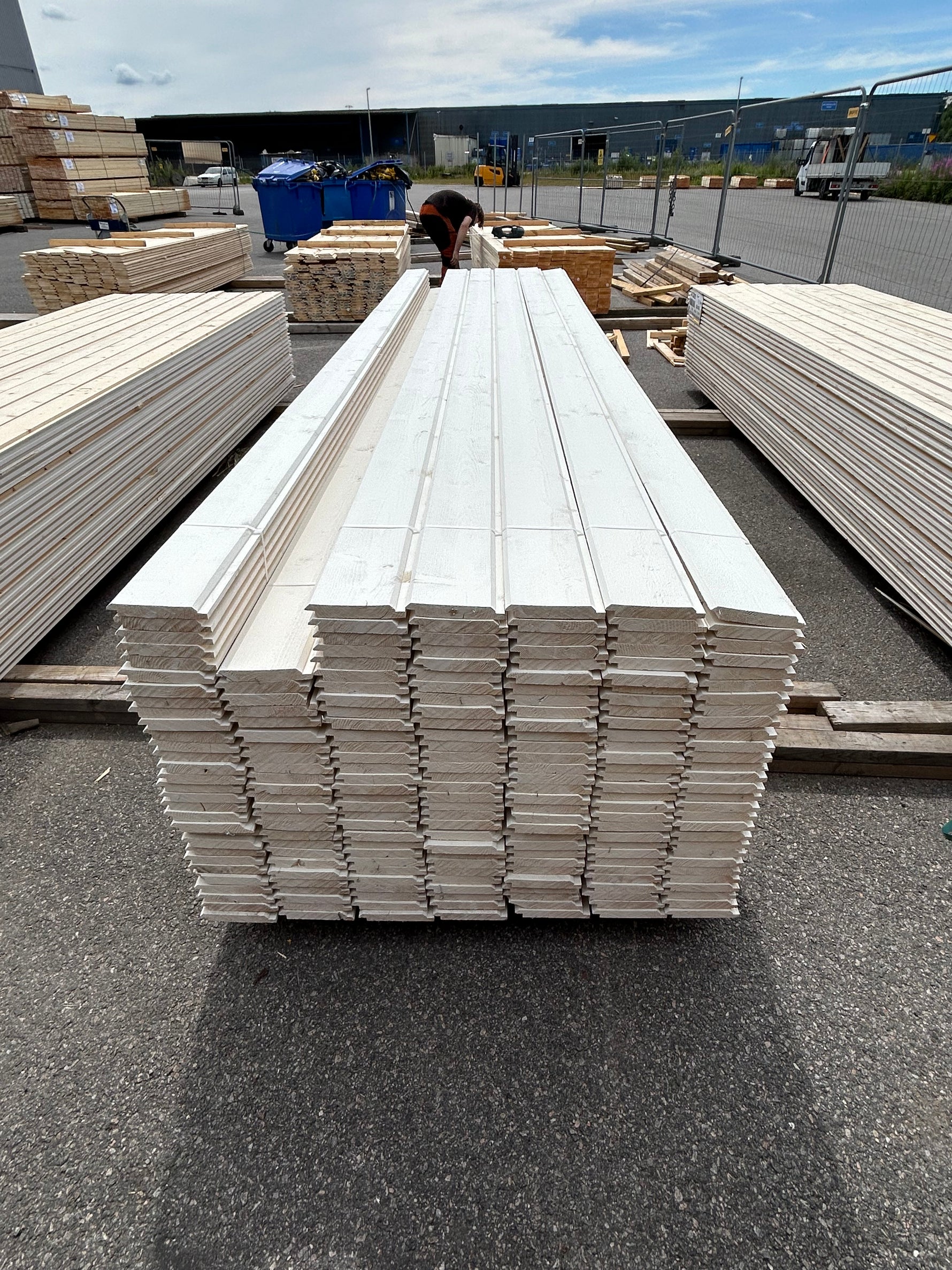 Paket Dubbelfas Halvspont 22x145mm 4,20m 205st Mellanstruken