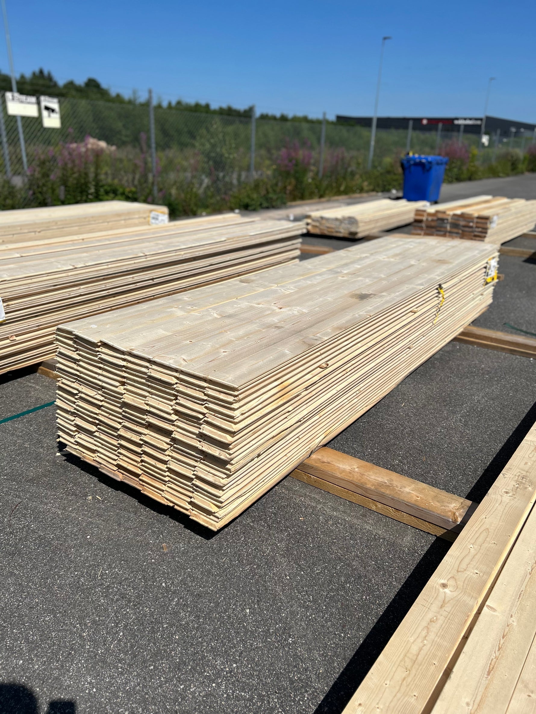 Paket Enkelfas Ändspont 22x145mm 175st 3.60m Obehandlade