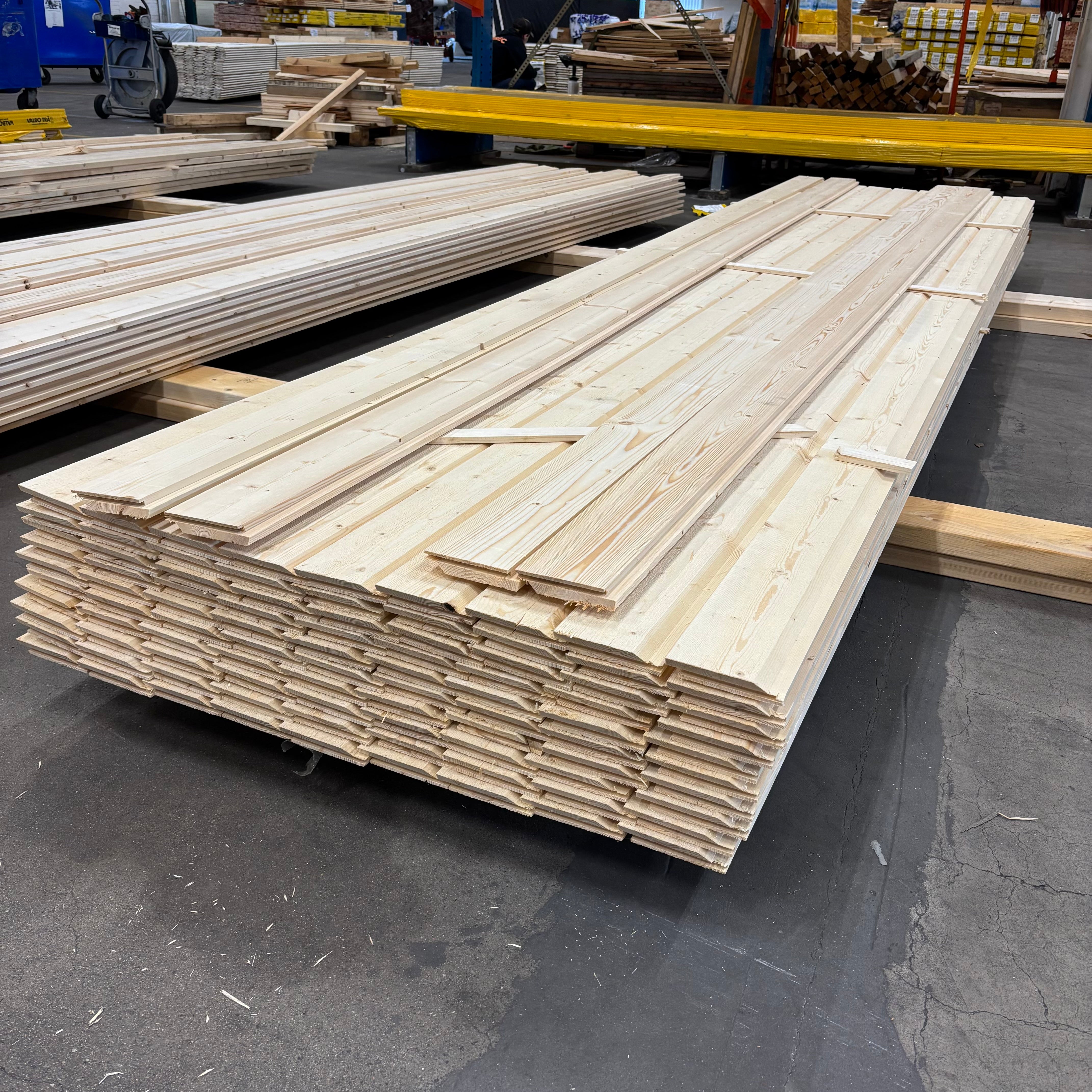 Paket Ytterpanel 22x120mm – 94 st 4.195m