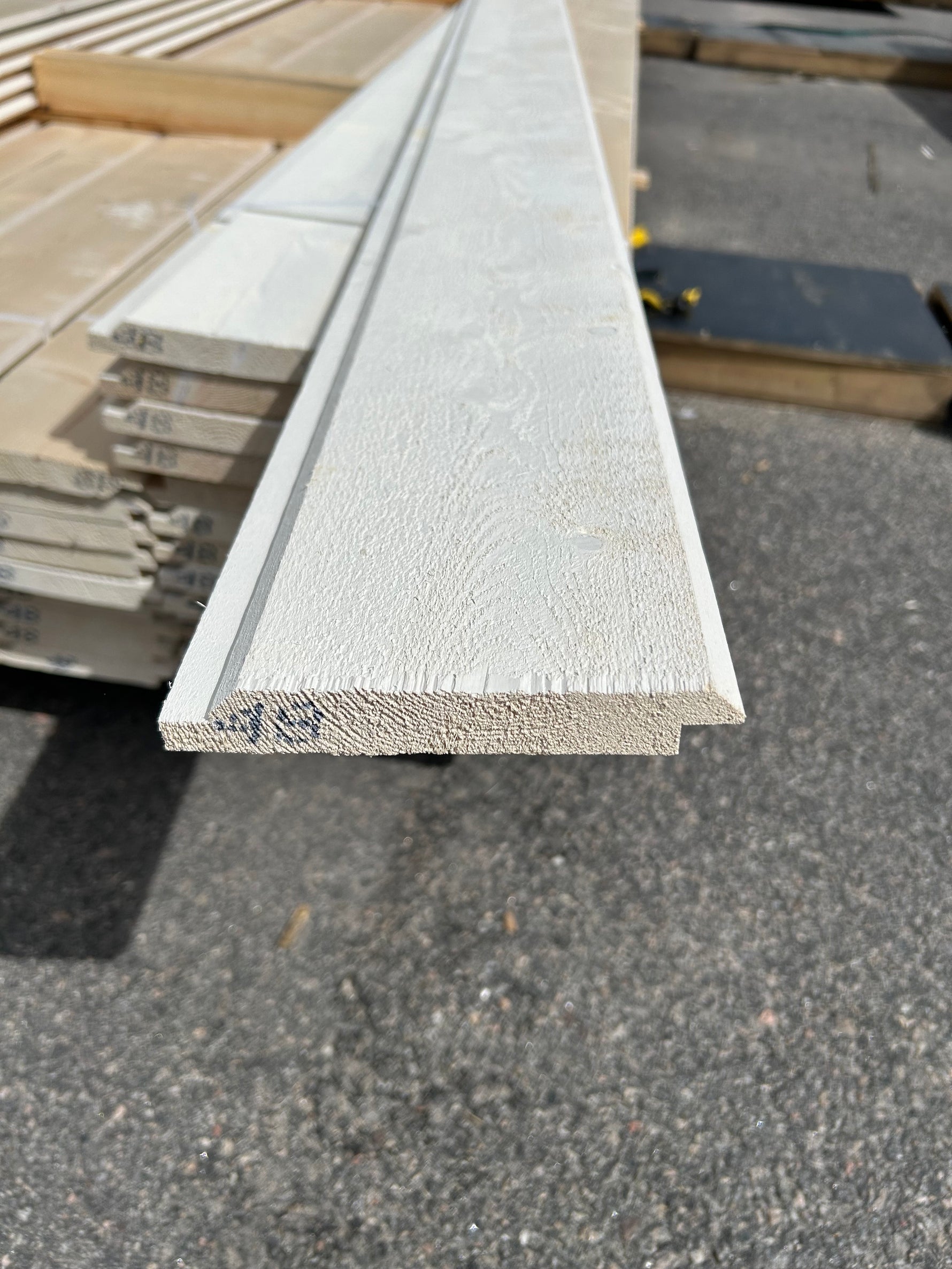 Paket Ytterpanel Dubbelfas Halvspont 22x145mm 4,80m 90st Grundmålad