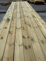 Paket Tryckimpregnerad Rillad Trall 28x120mm, 144st 4.20m- Väderbitet