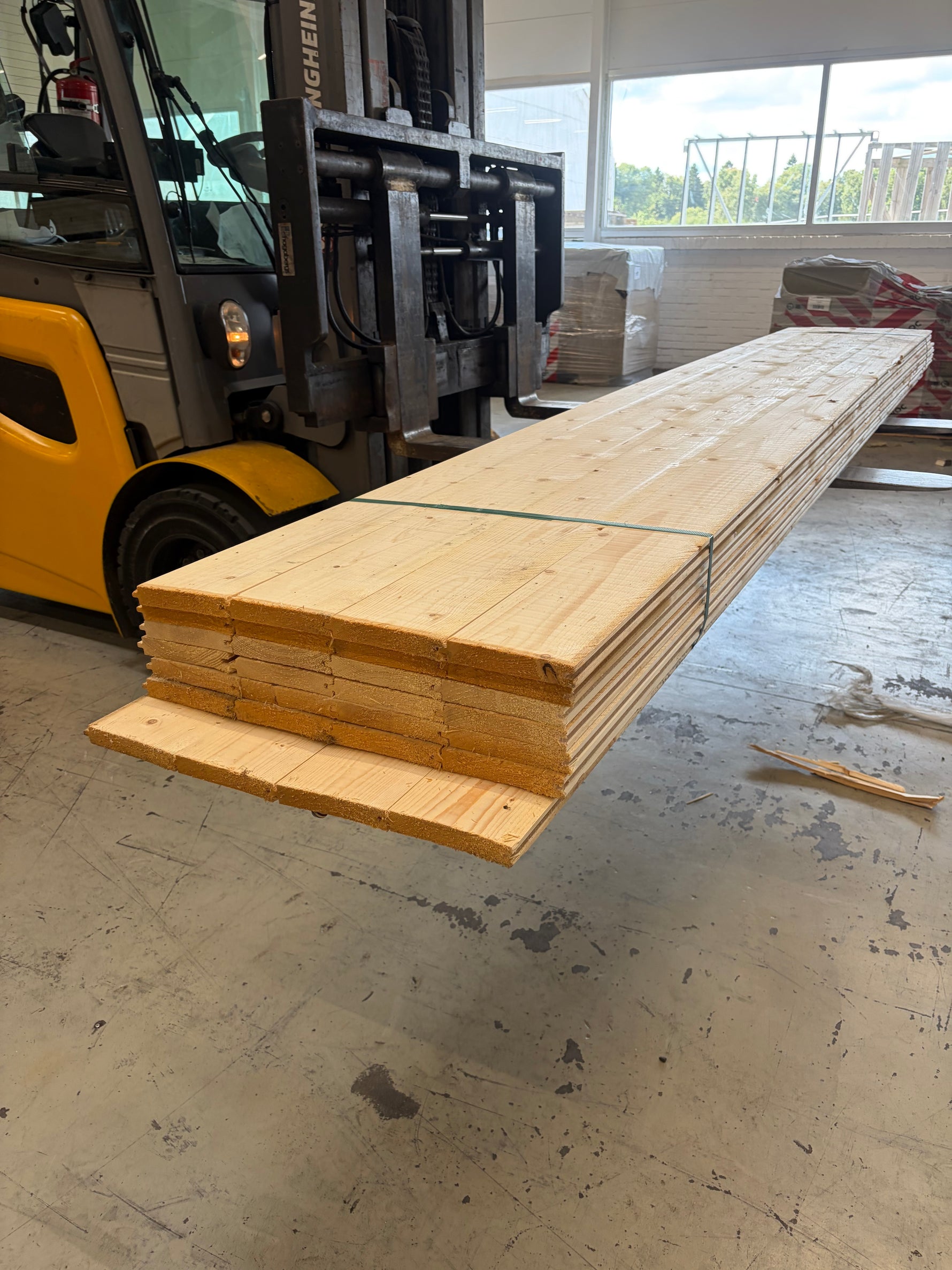 Paket Råspontluckor 25x555mm, 3,60m - 6 st