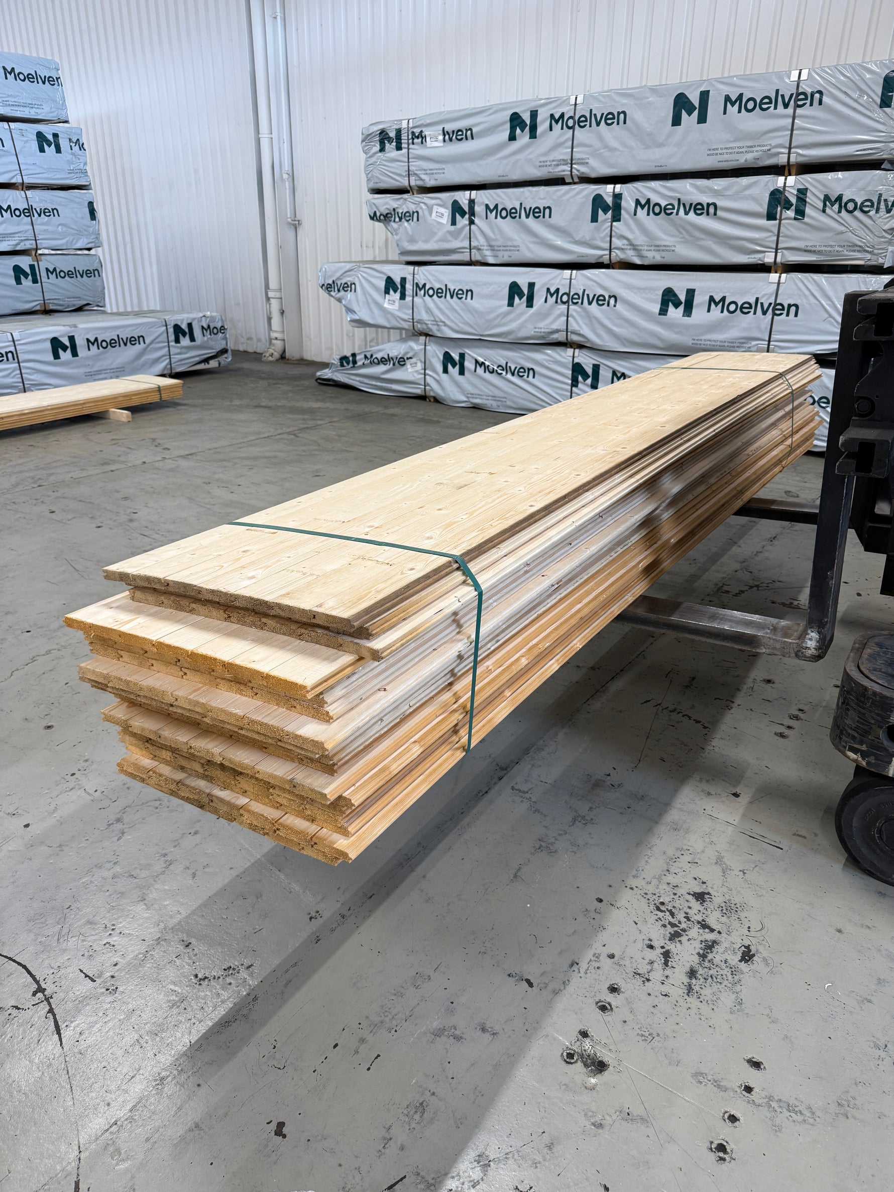 Paket Råspontluckor 20x540x3600mm 20st (Fuktskadat)