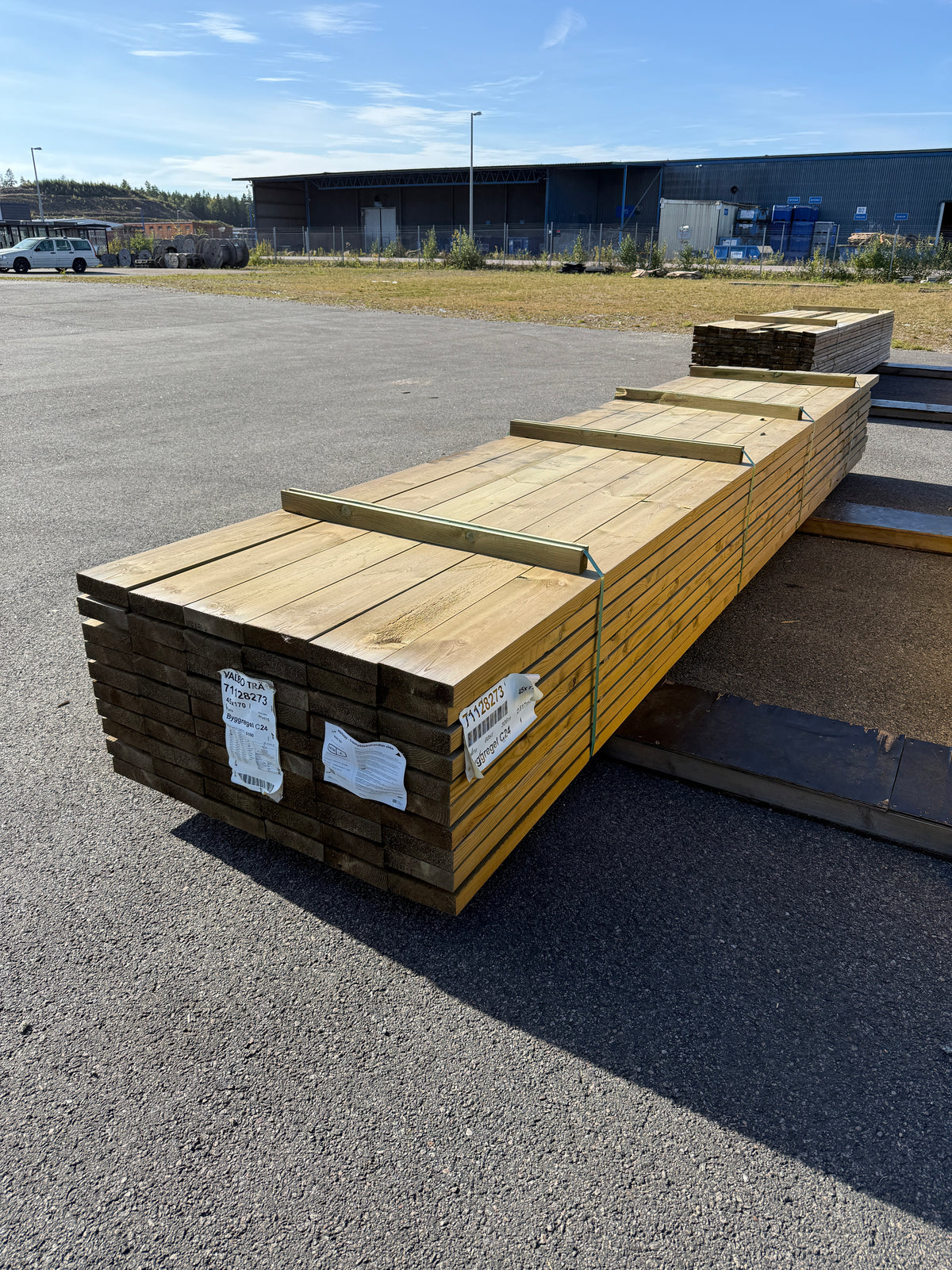 Paket Tryckimpregnerade Reglar 45x170mm 5,10m NTR-A, C24 60st
