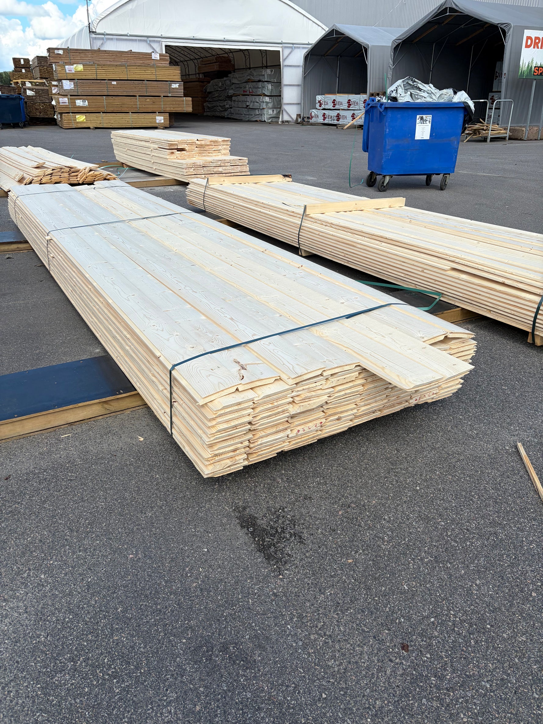 Paket Enkelfas Fals Ändspont 22x145mm, 96st 4,80m (Andra sortering)
