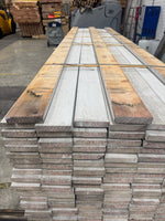 Paket Finsågad Panel 28x145mm- 4.20m, 129st vit/ljusgrå - Spirec