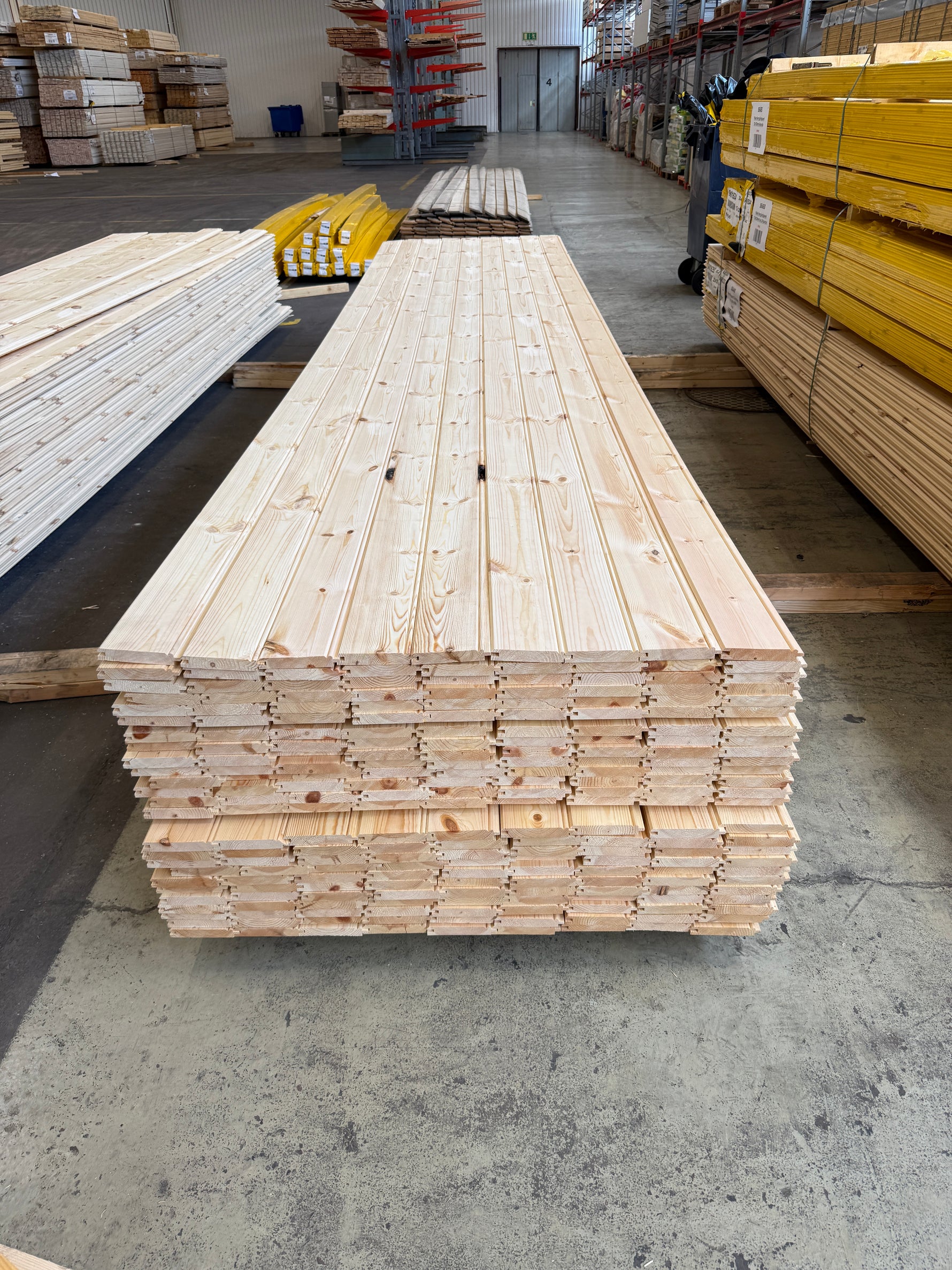 Paket Pärlspont 22x120mm Furu, 225st 4,50–5,10m (Sekunda)