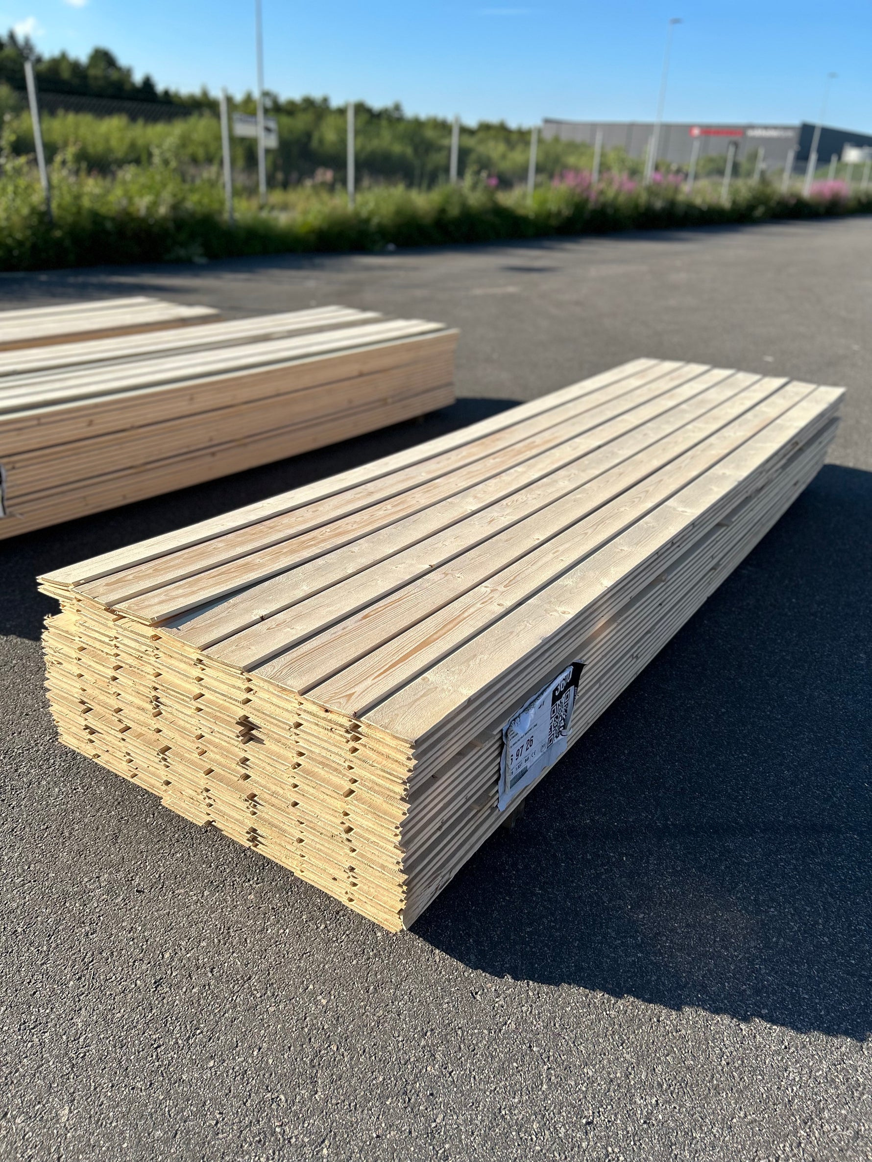 Paket Ytterpanel Enkelfas Fals Ändspont 22x145mm, 160st 3.60m