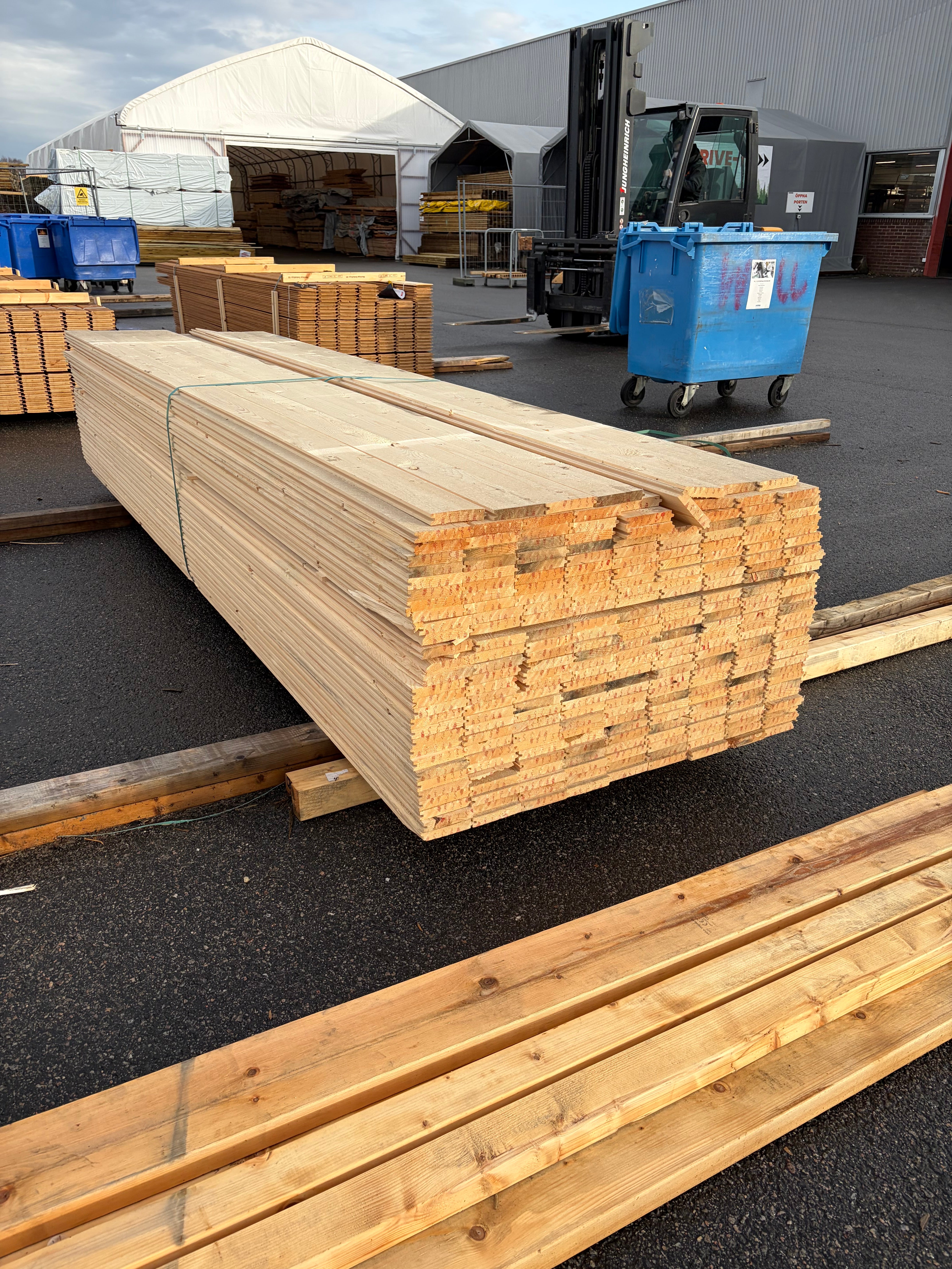 Paket Råspont 20x120 3,3 m 254 st