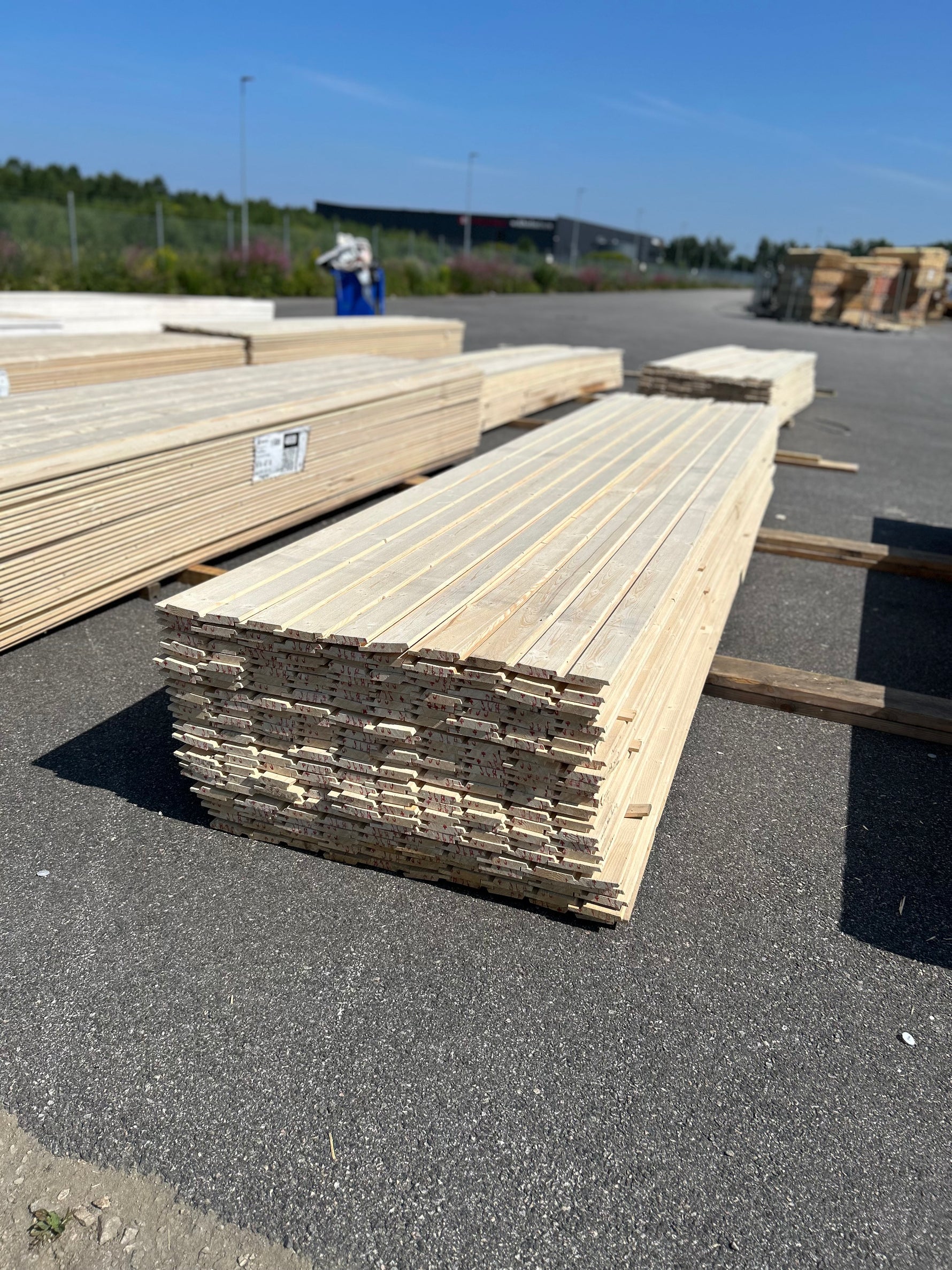 Paket Dubbelfasspont 22x120mm 4.80m 240st Obehandlade