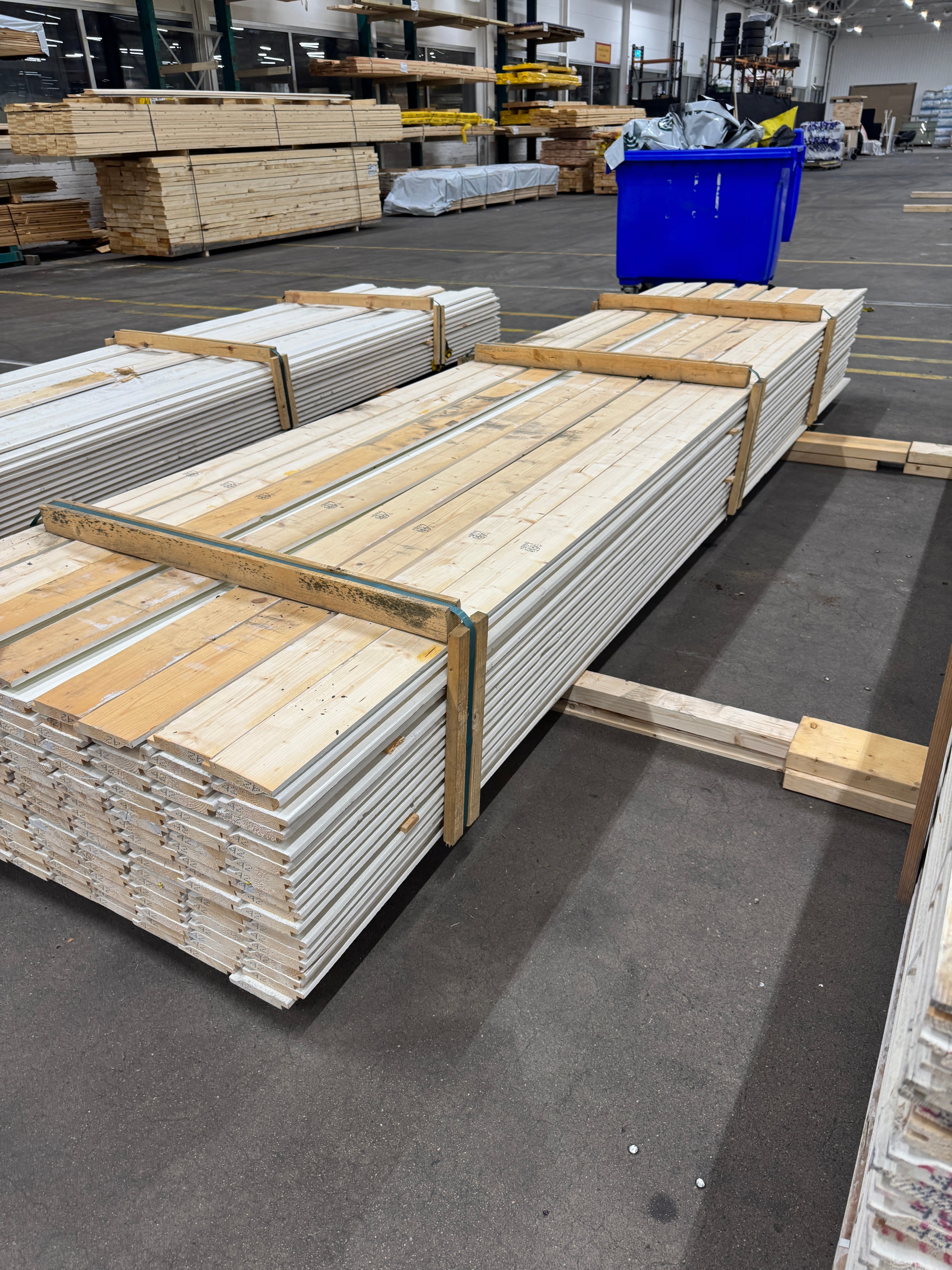 Paket Ytterpanel 22x120mm Vit – 161 st 4,20 m