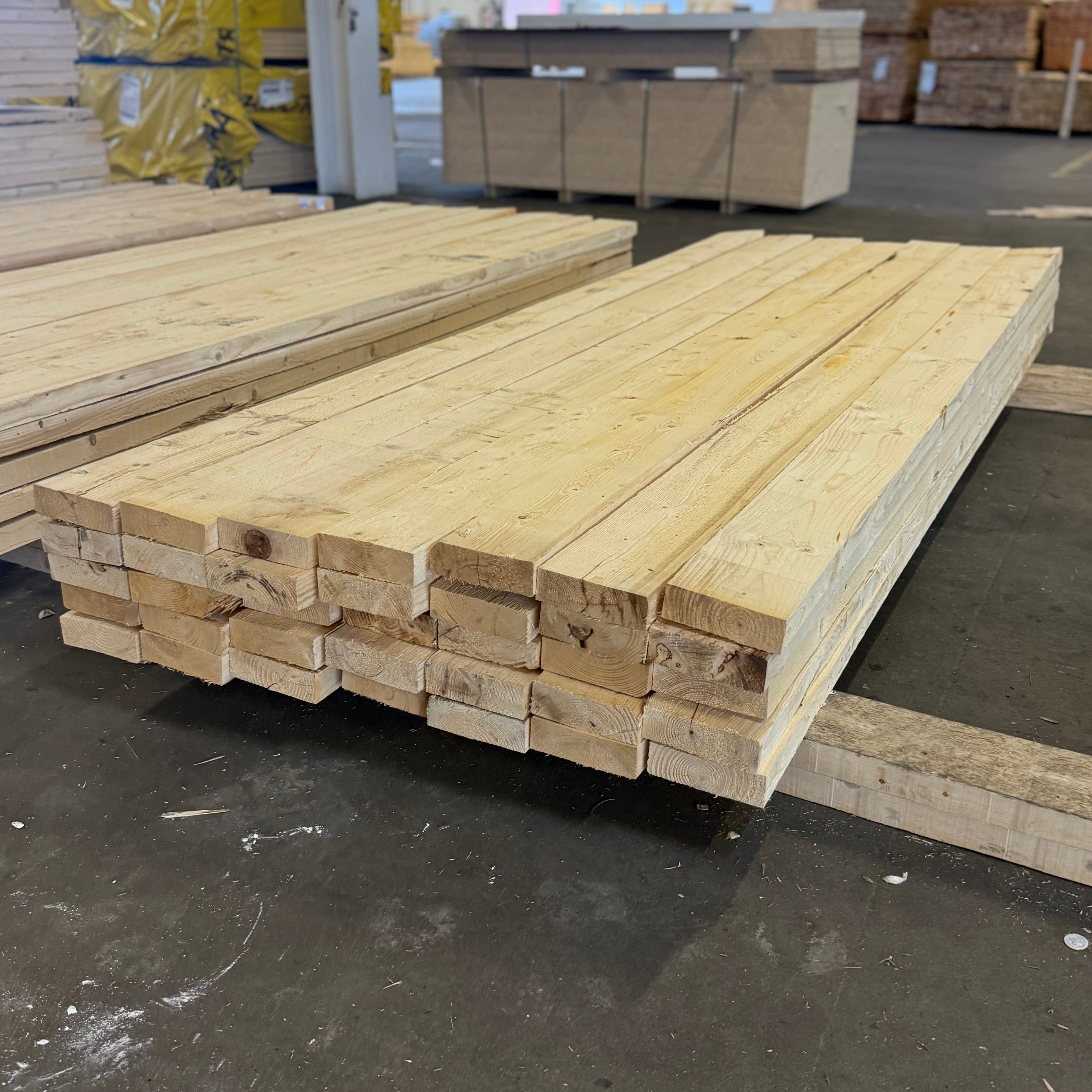 Paket ohyvlade reglar 47x150mm- 3.0m, 35st