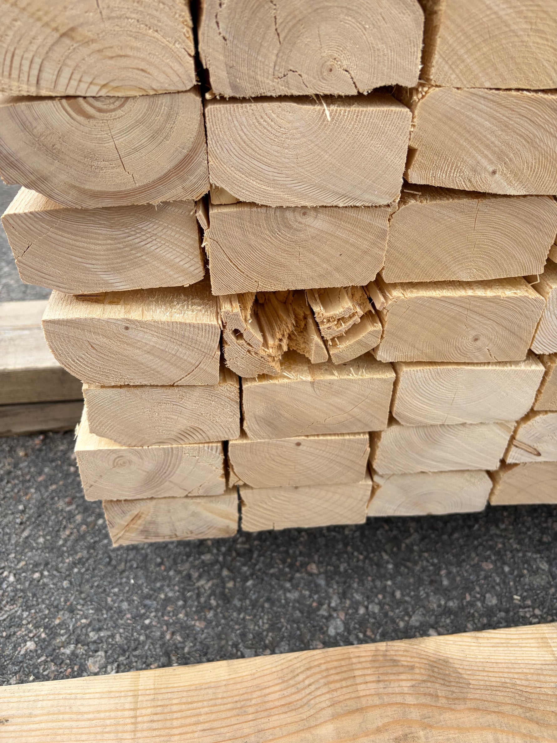 Paket Ohyvlade Reglar 45x90mm, 187st (2,7–3,6m)