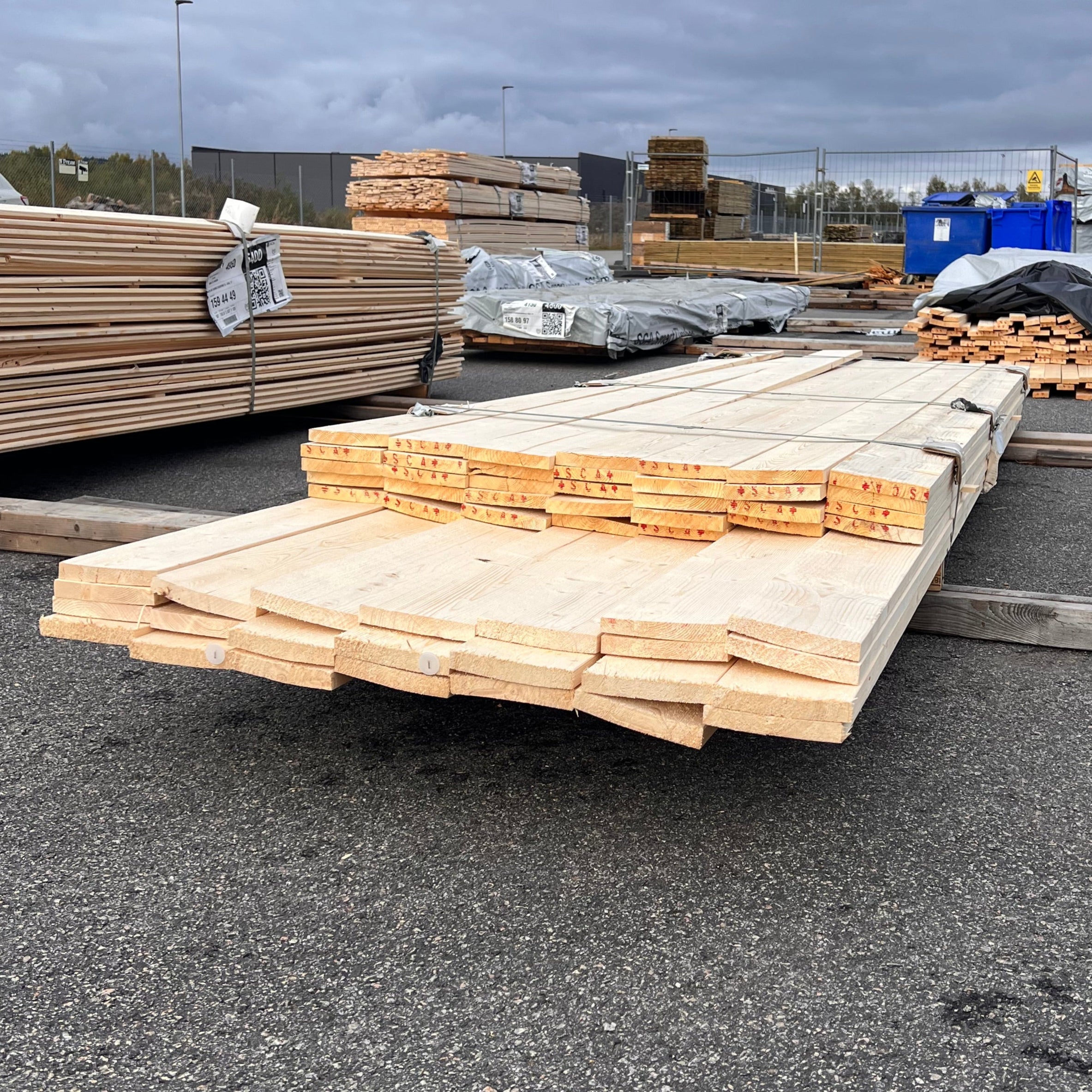 Paket Ytterpanelbräda 22x145mm 57st 3.00–3.60m (B- Sortering)