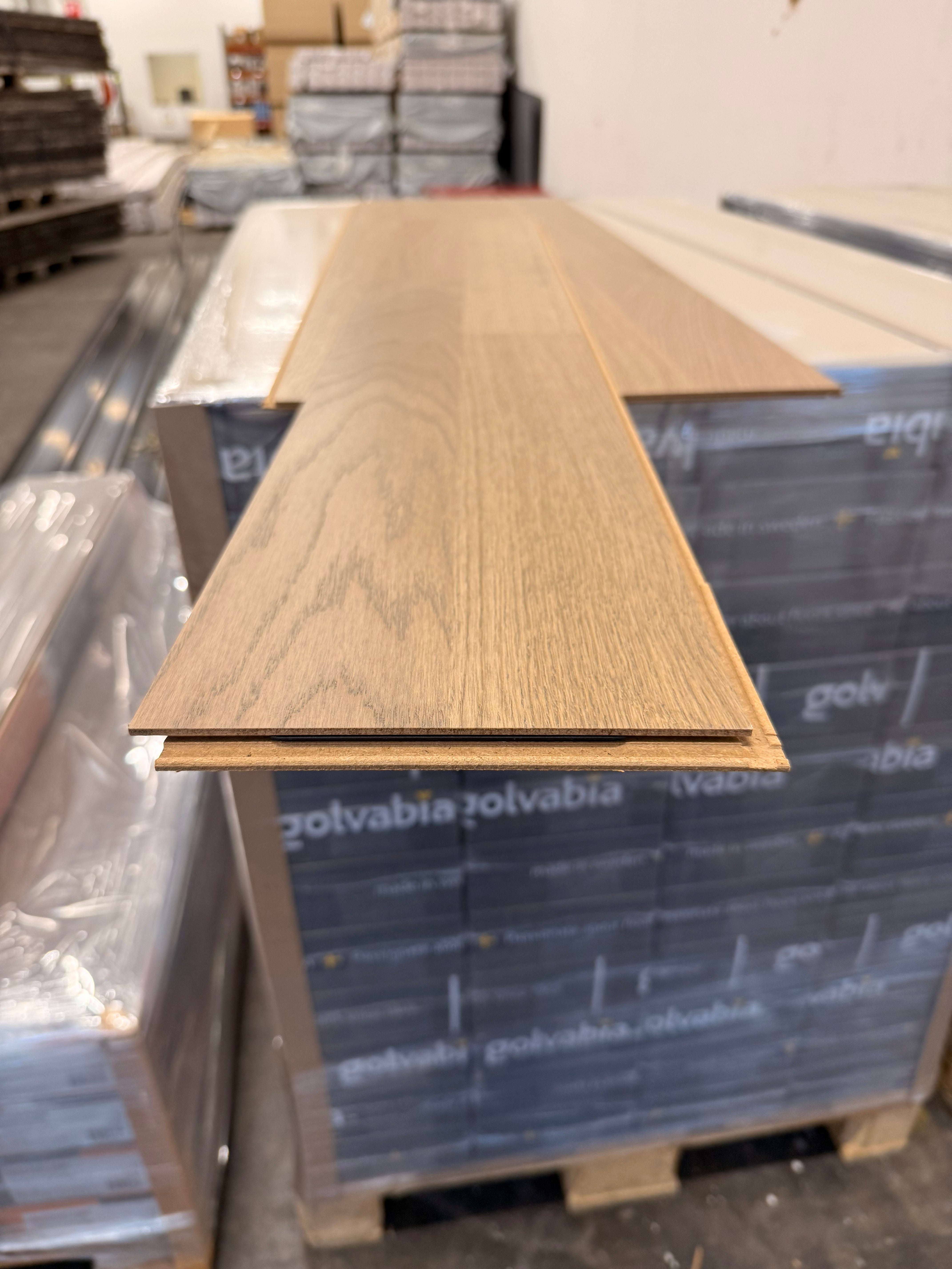 Parkettgolv Ek Elegant Grå – 2-stav