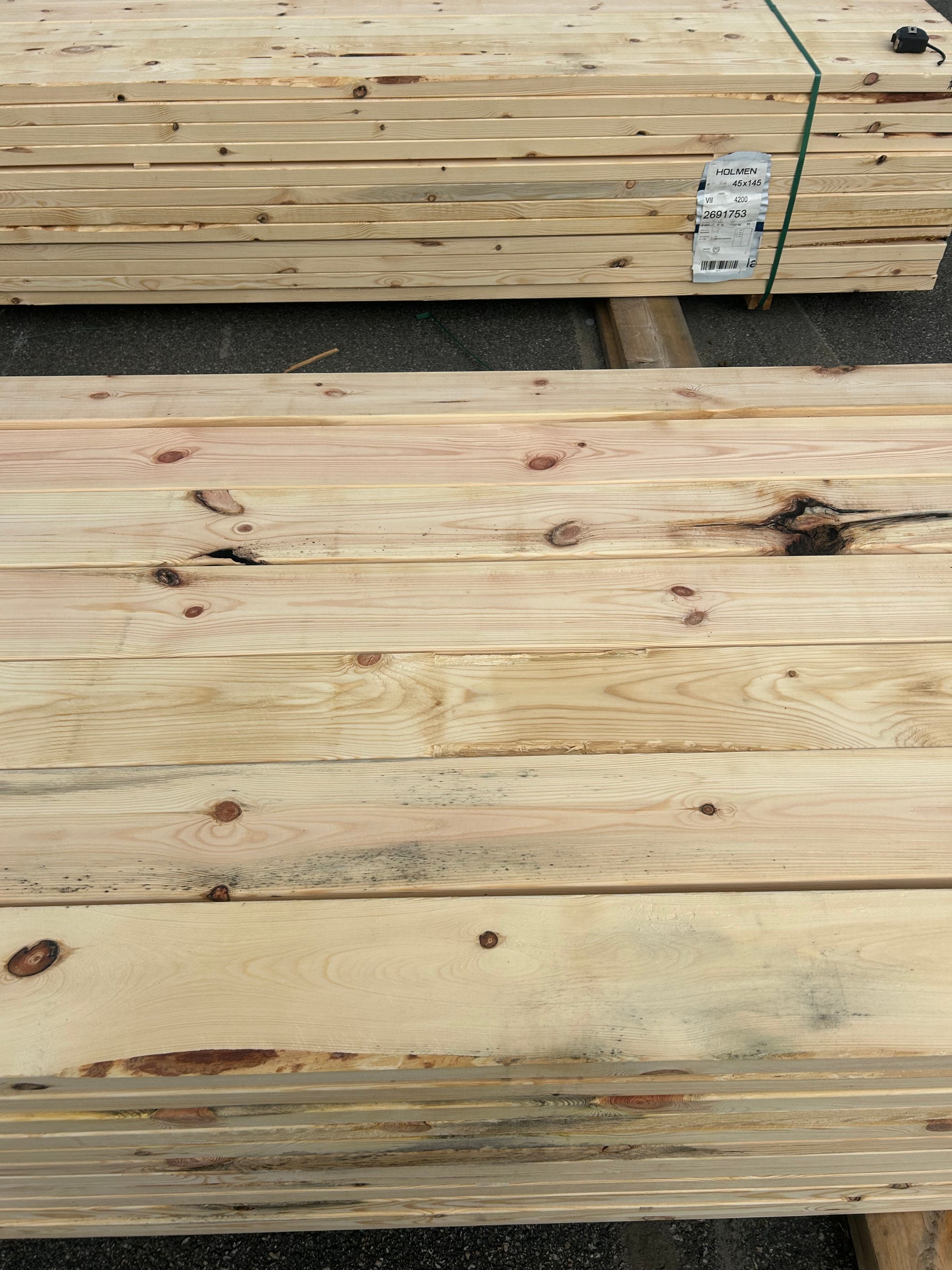 Paket Reglar 45x145mm 3,60-4,20m 84st