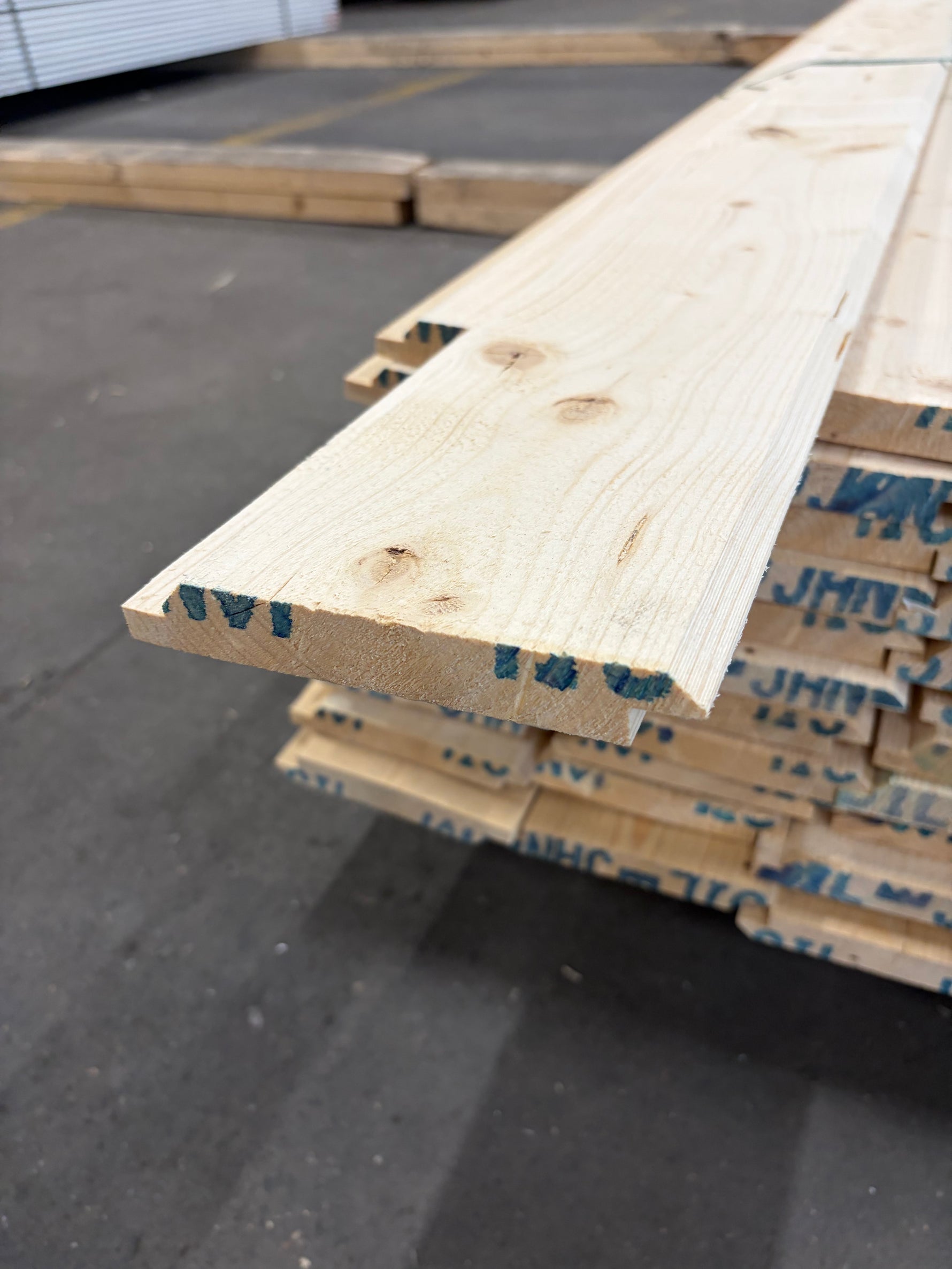 Paket Ytterpanel Dubbelfas 22x145mm, 4,2 m – 79 st- Obehandlad