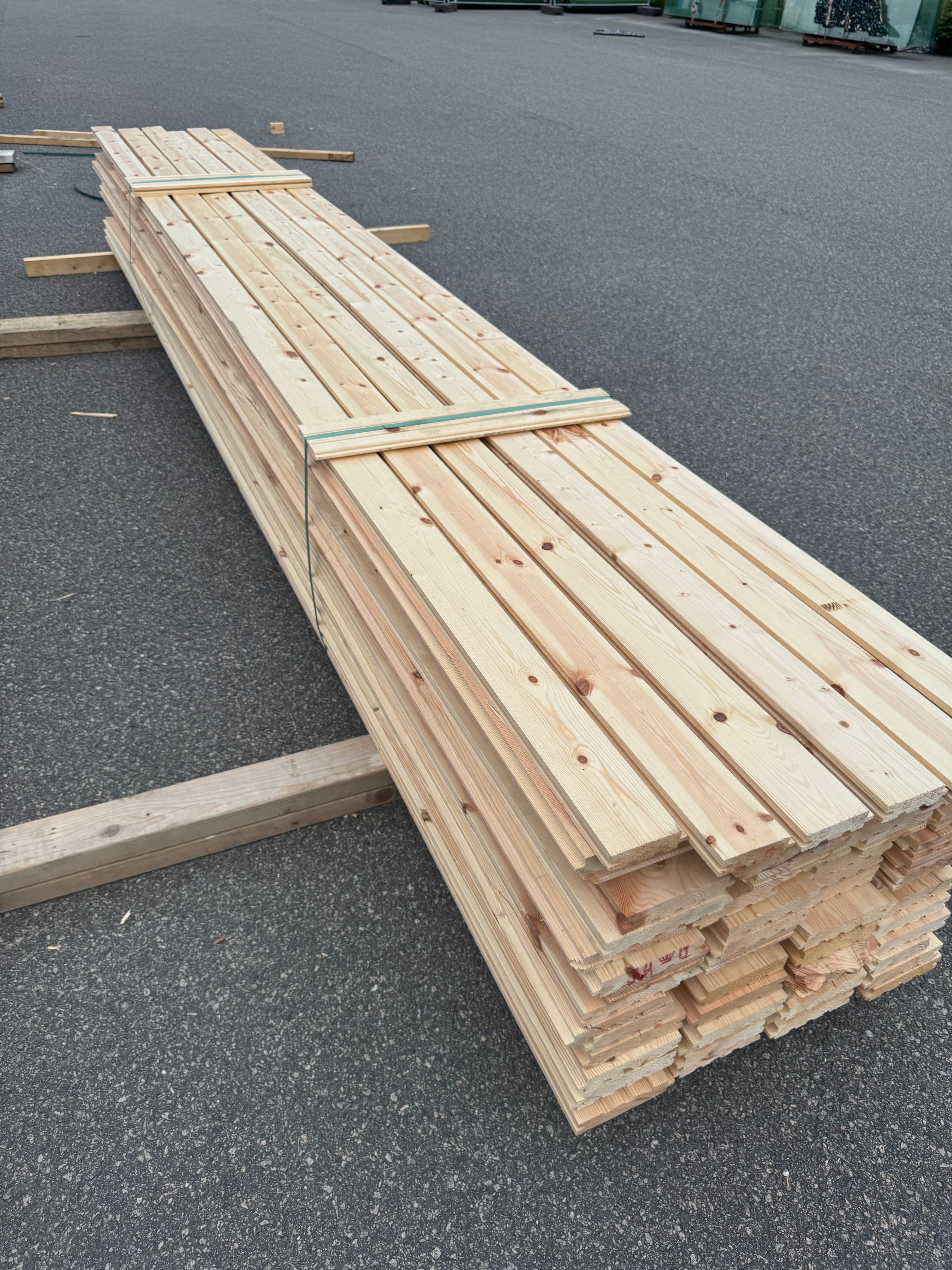Paket Golv – Blandade Dimensioner (66 st / 3,3–4,25 m)