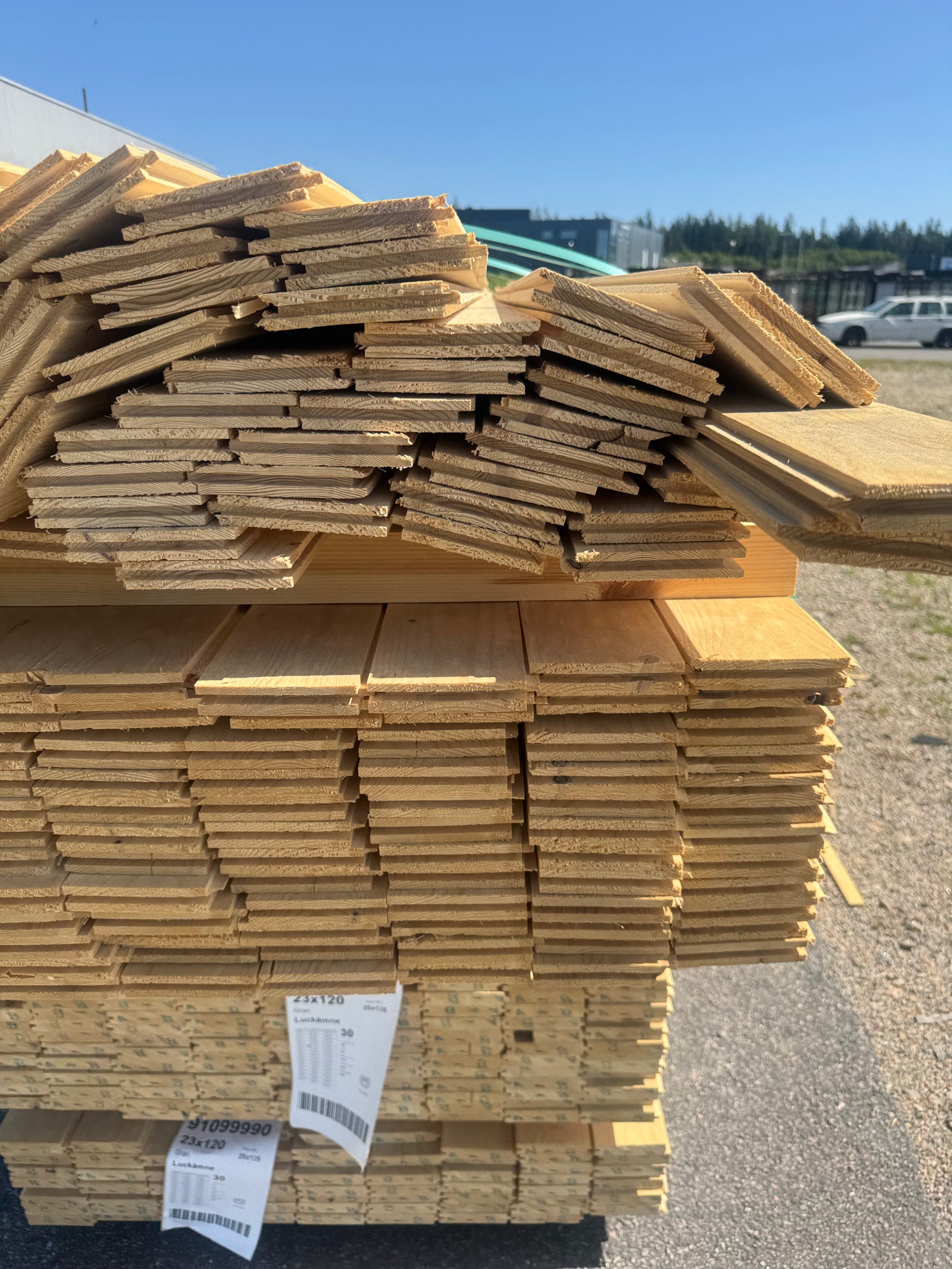 Parti Felhyvlad Råspont 20x120/23x120 mm