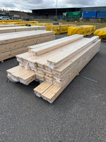 Parti Massivt Furugolv Borstad Ljusgrå Ekonomi 25x160 mm – 51,92 m²