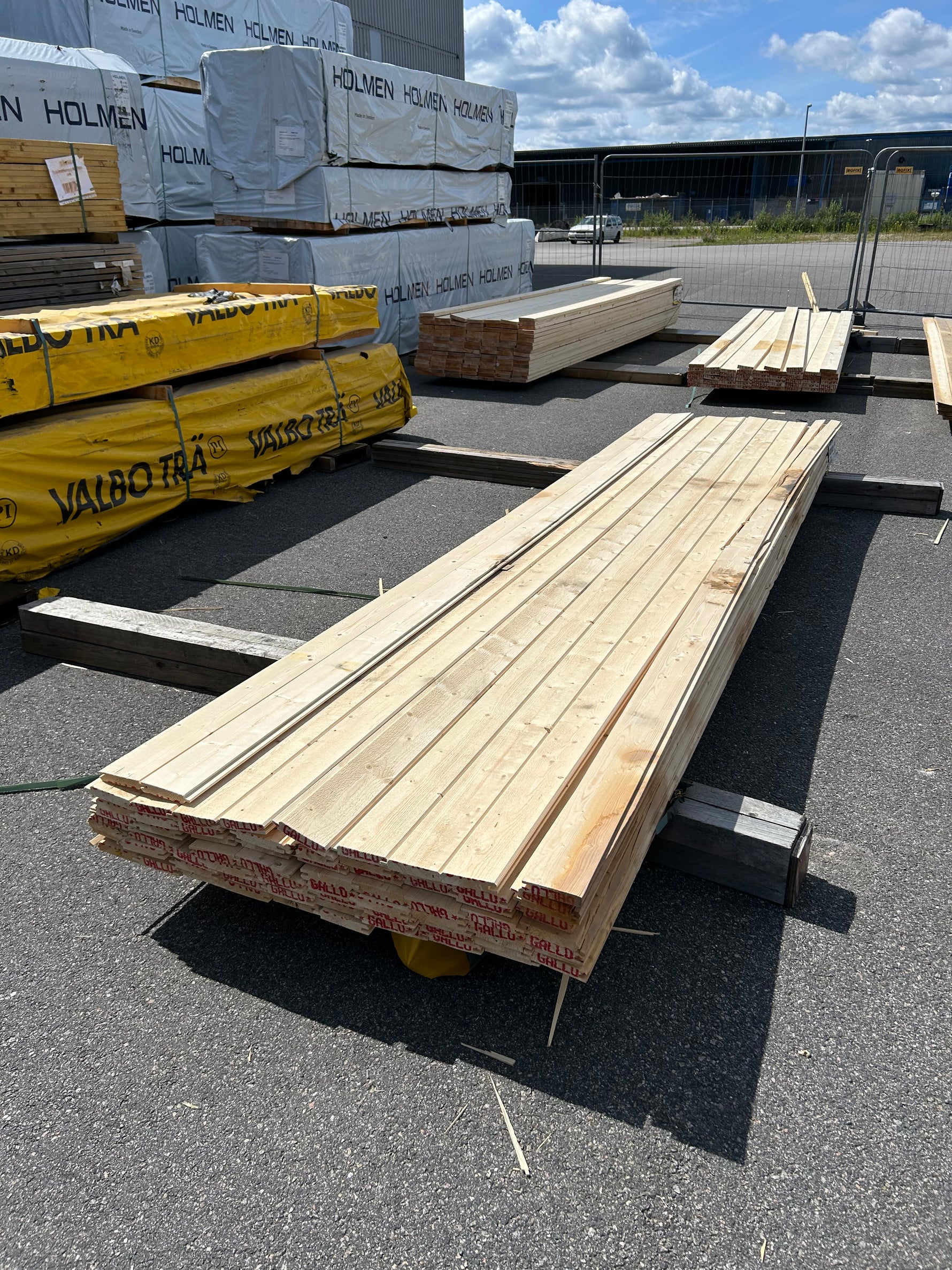 Paket Dubbelfas Halvspont 22x120mm 4,20m 76st Obehandlad