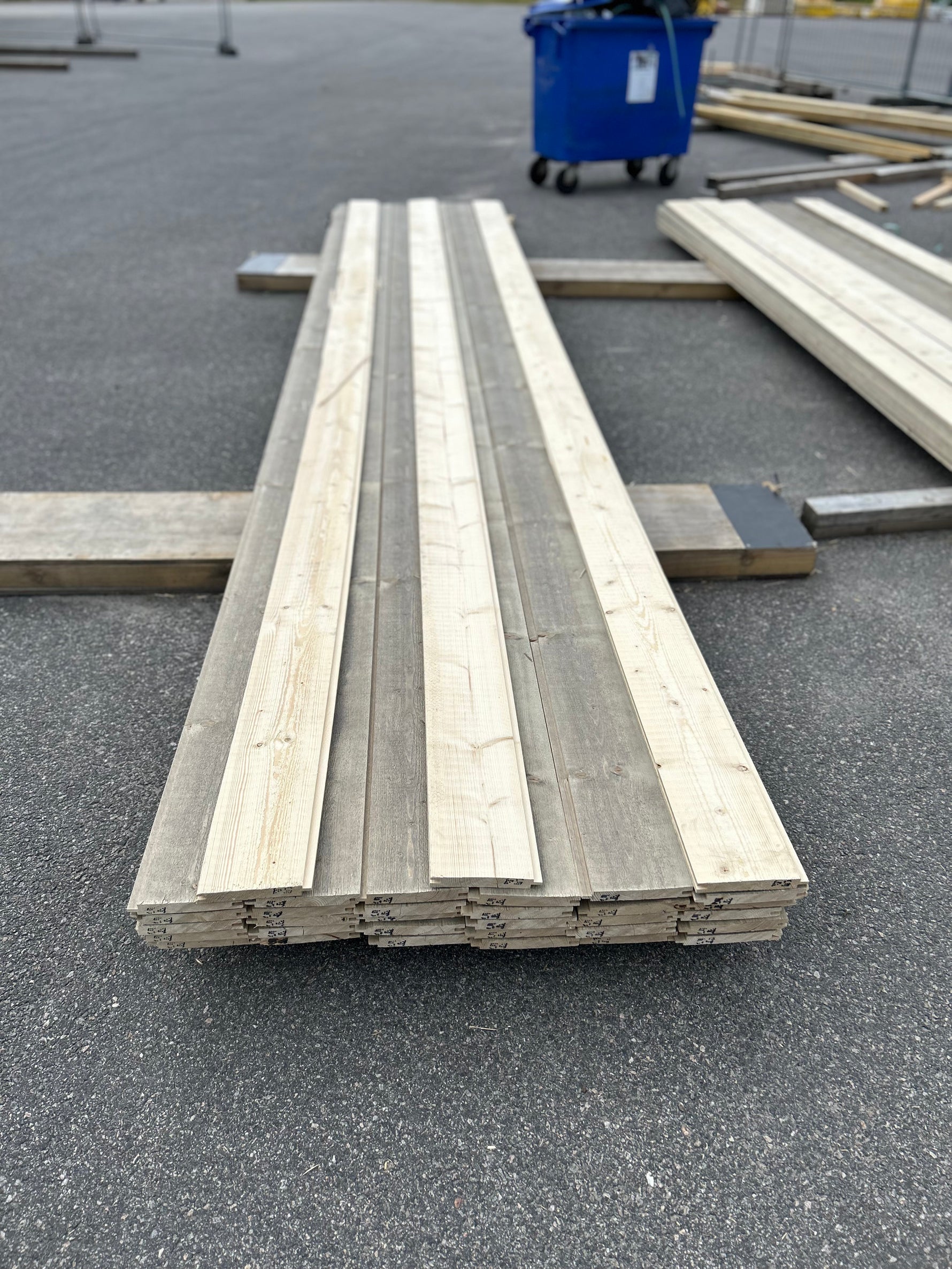 Paket Spårpanel 22x170mm 5,40m 33st Lasyr
