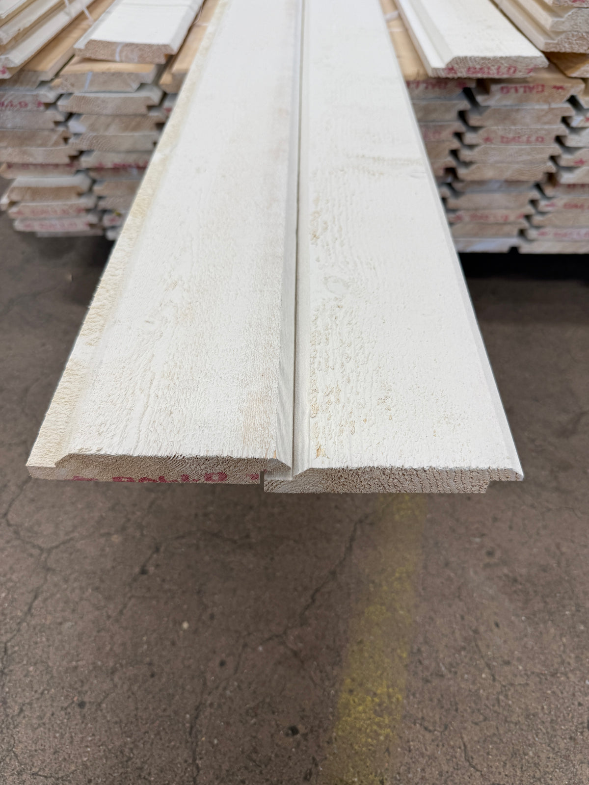 Paket Dubbelfasspont 22×120 mm 4,50 m – Grundmålad, 114 st