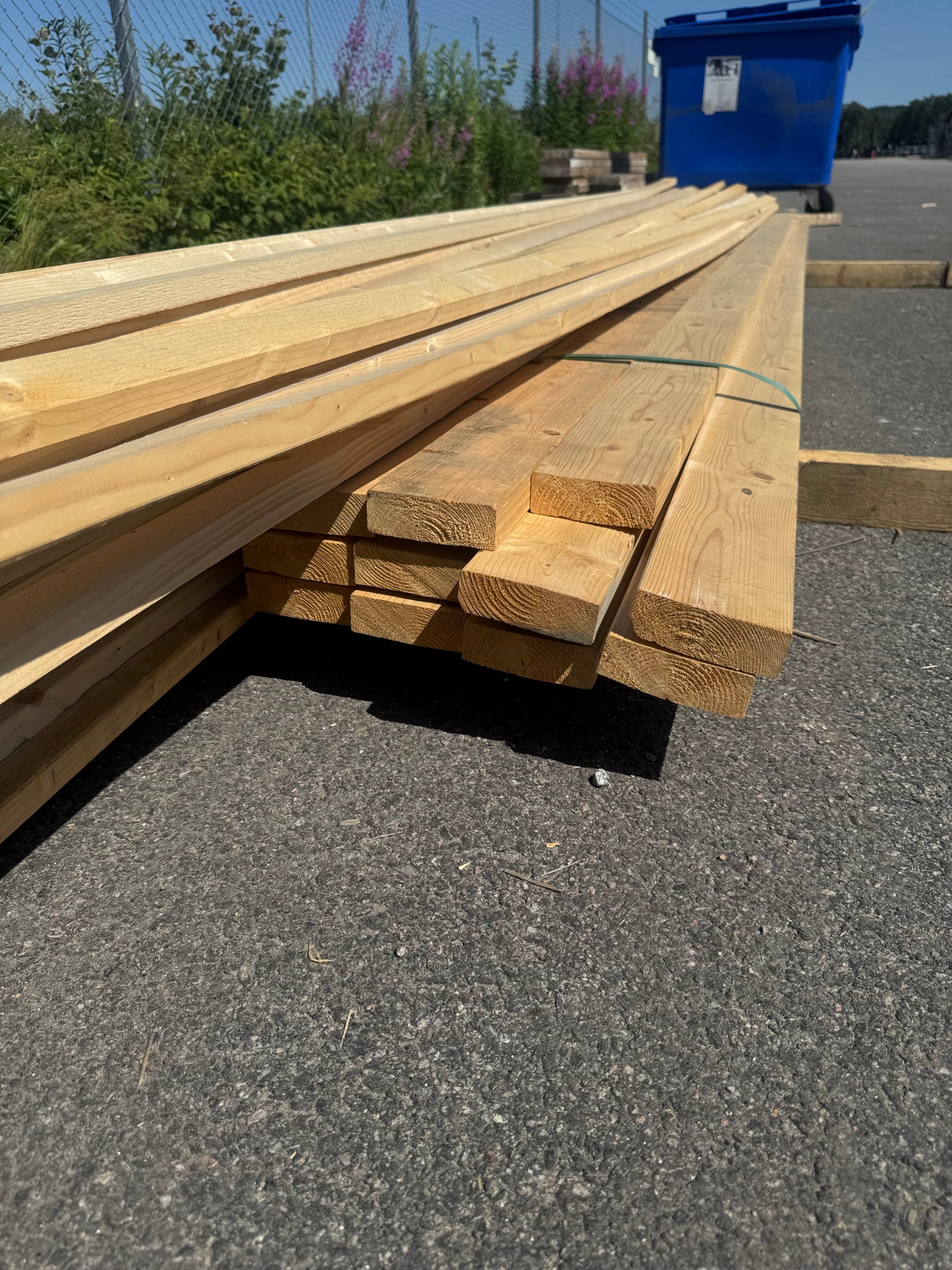 Paket Klädselläkt 22x45 mm + Hyvlat Virke 34x95 mm