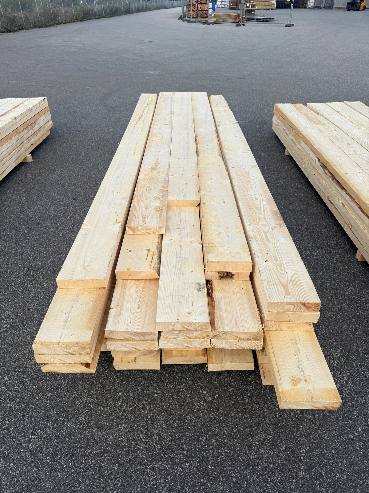 Paket Ohyvlade Reglar 47x200mm (3,00–3,90m) 40st