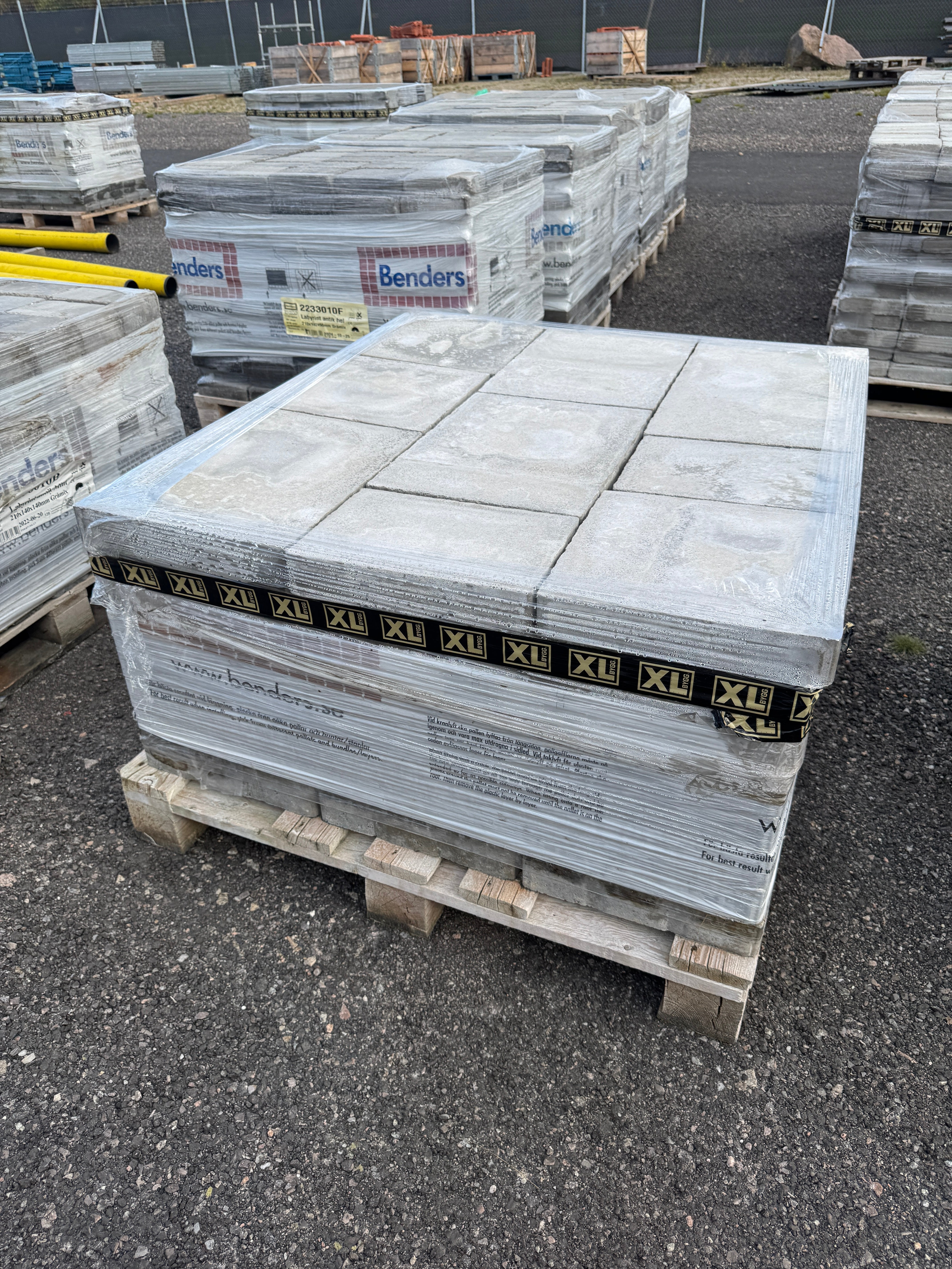 Marksten Orlando Antik 60mm Grå – blandade storlekar (1 pall)