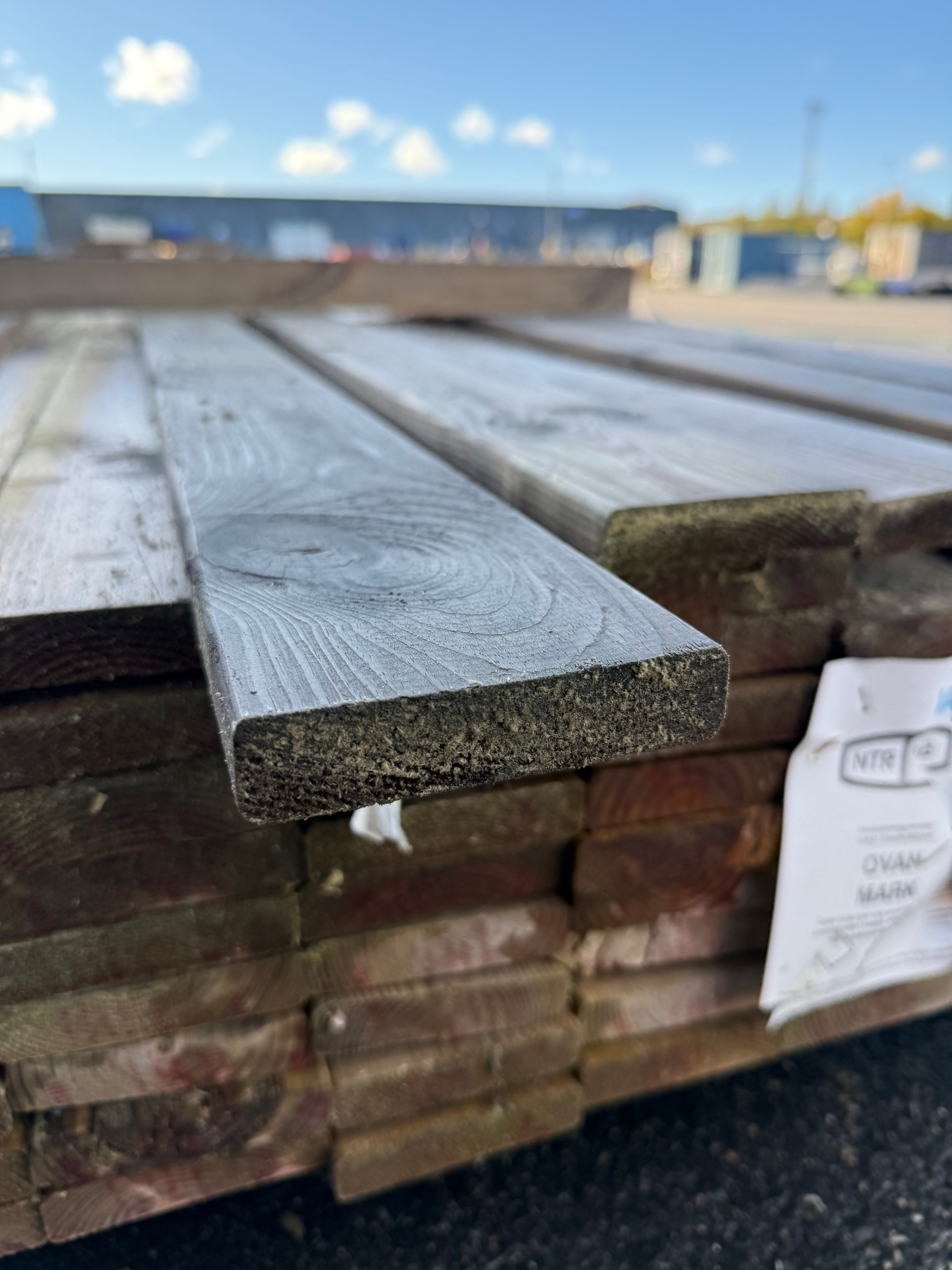 Paket Tryckimpregnerad Trall 22x95mm, 106st 4,20m