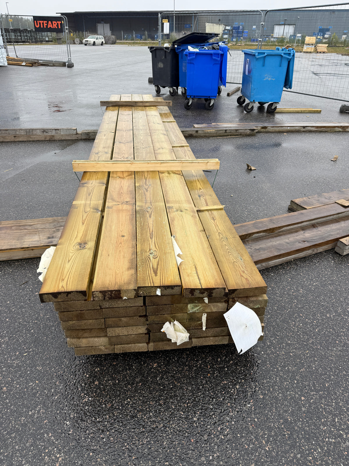 Paket Tryckimpregnerade Reglar 45x170mm 5,10m 34st C24