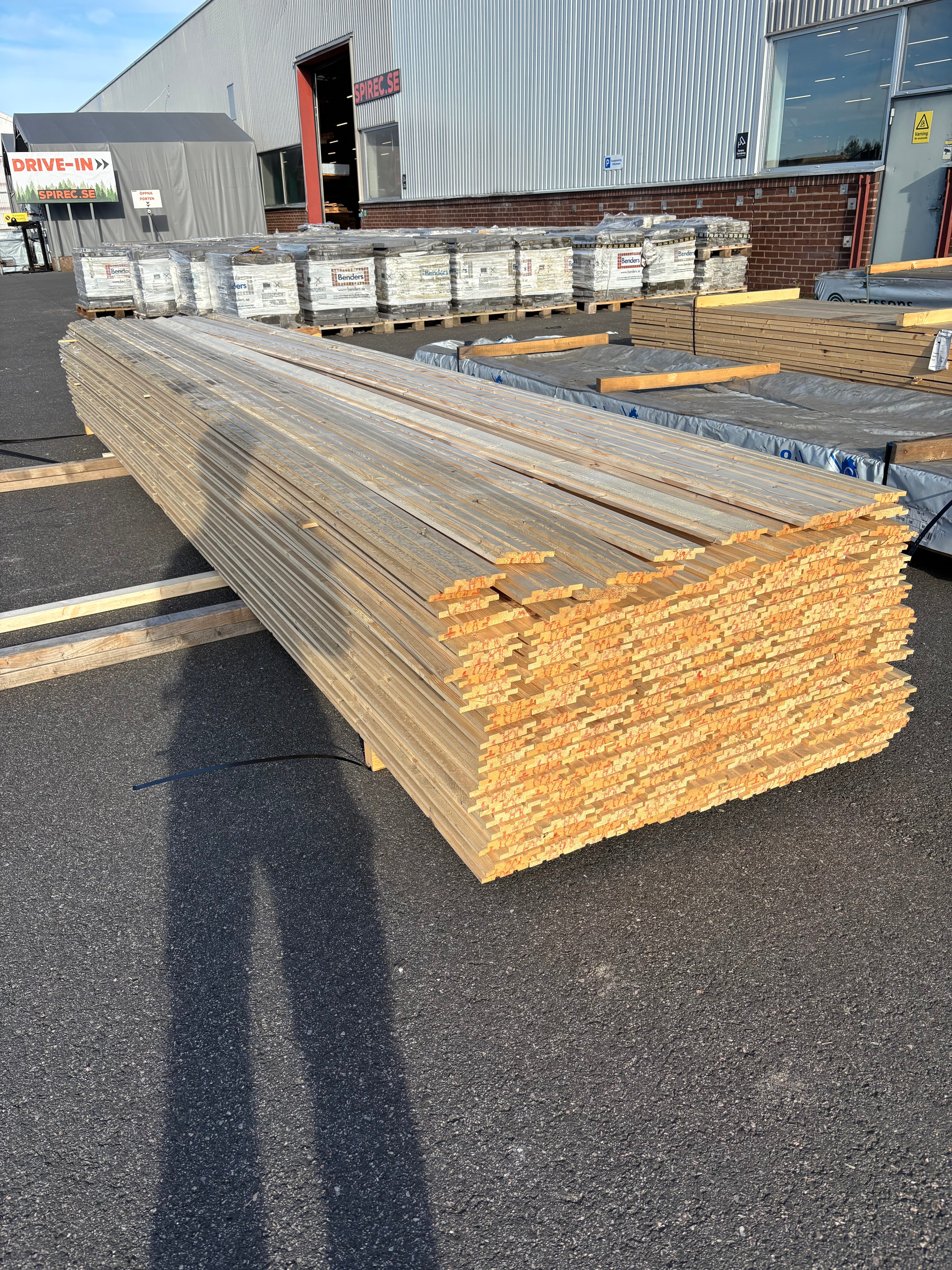 Paket Uppsala­panel 21x115mm – 224 st 5,40 m (gran, obehandlad)