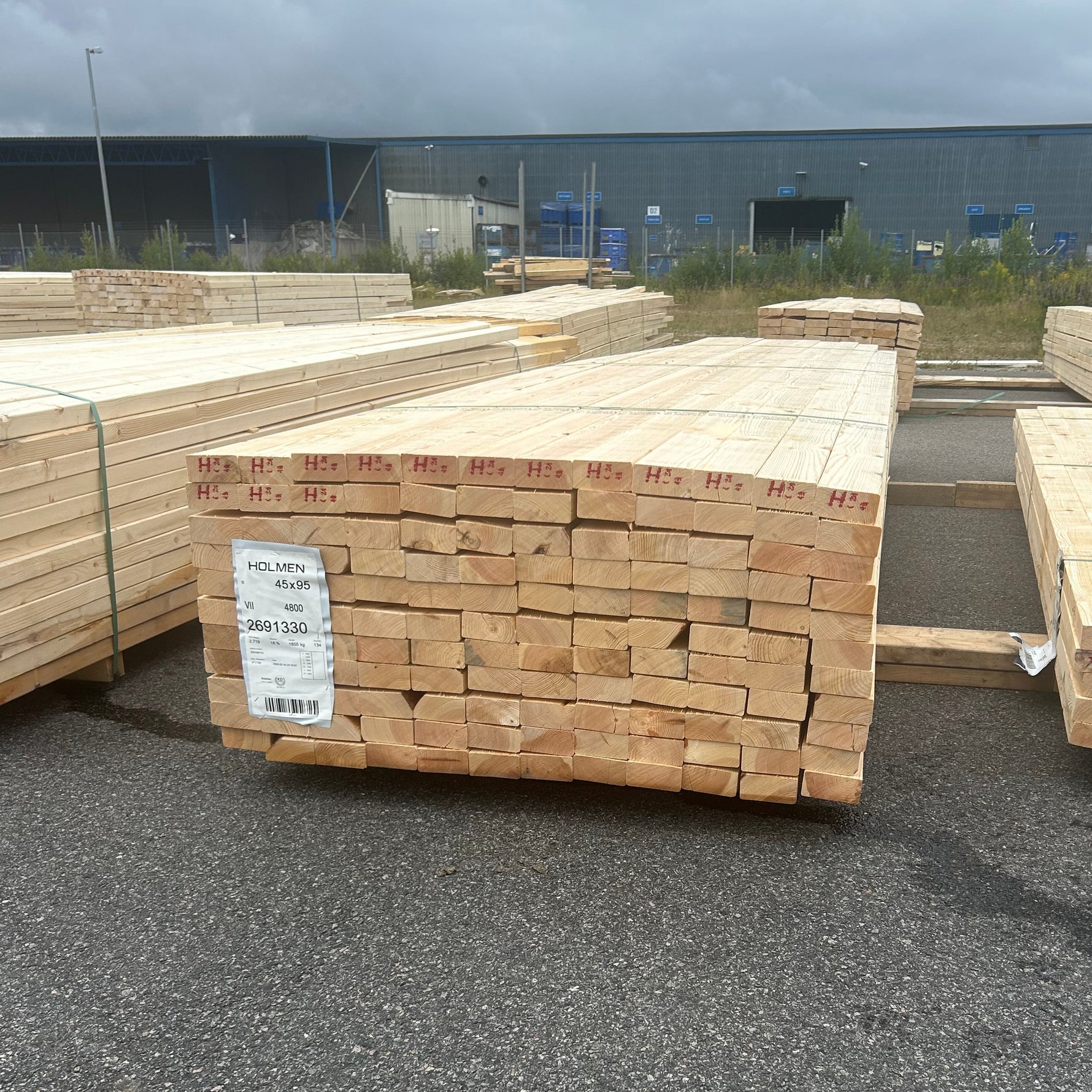 Paket Reglar 45x95mm 3,00-4,80m 134st