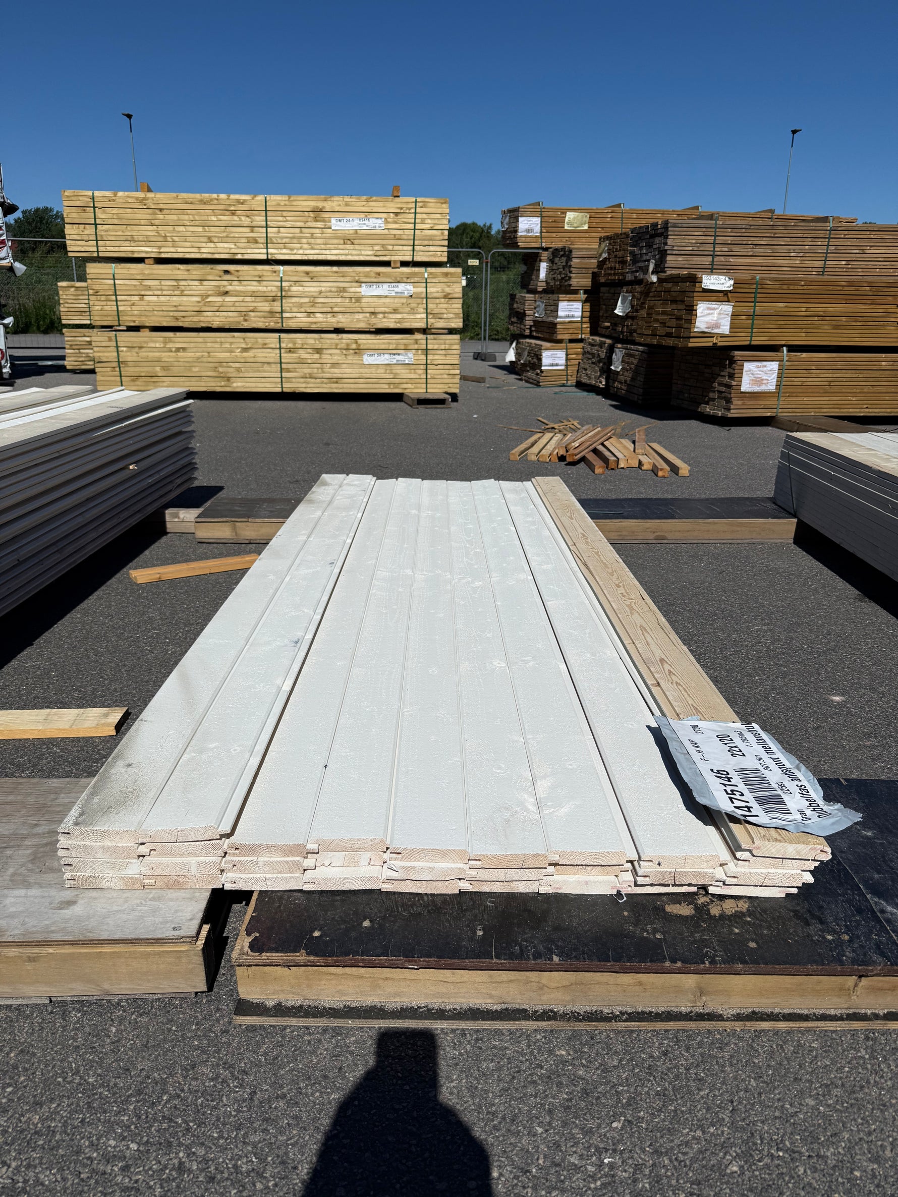 Paket Ytterpanel Dubbelfasspont 22x120mm, 28st 2.70m Mellanstruken