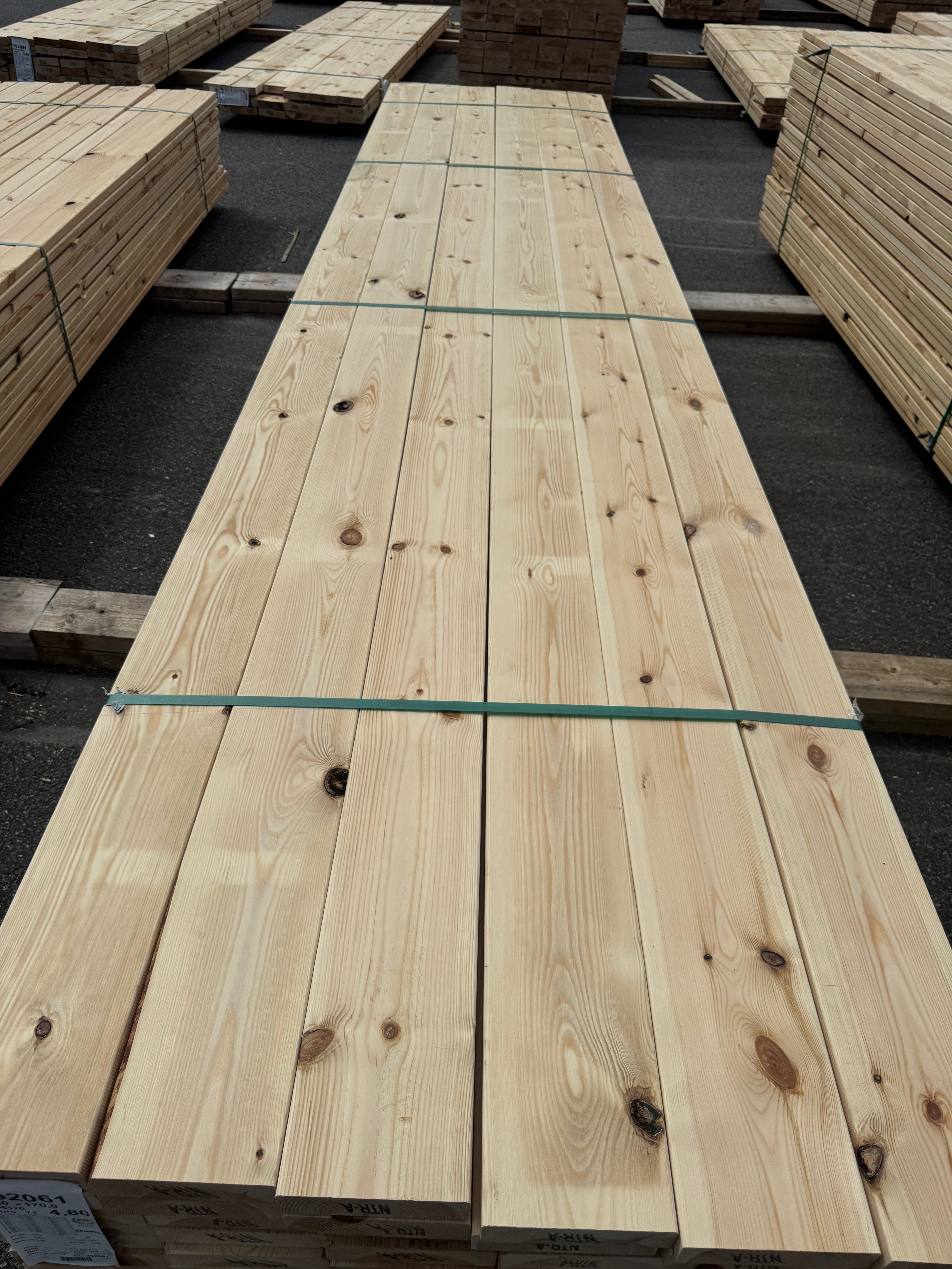 Paket Reglar 45x170 – 60 st (4,80 m, furu)