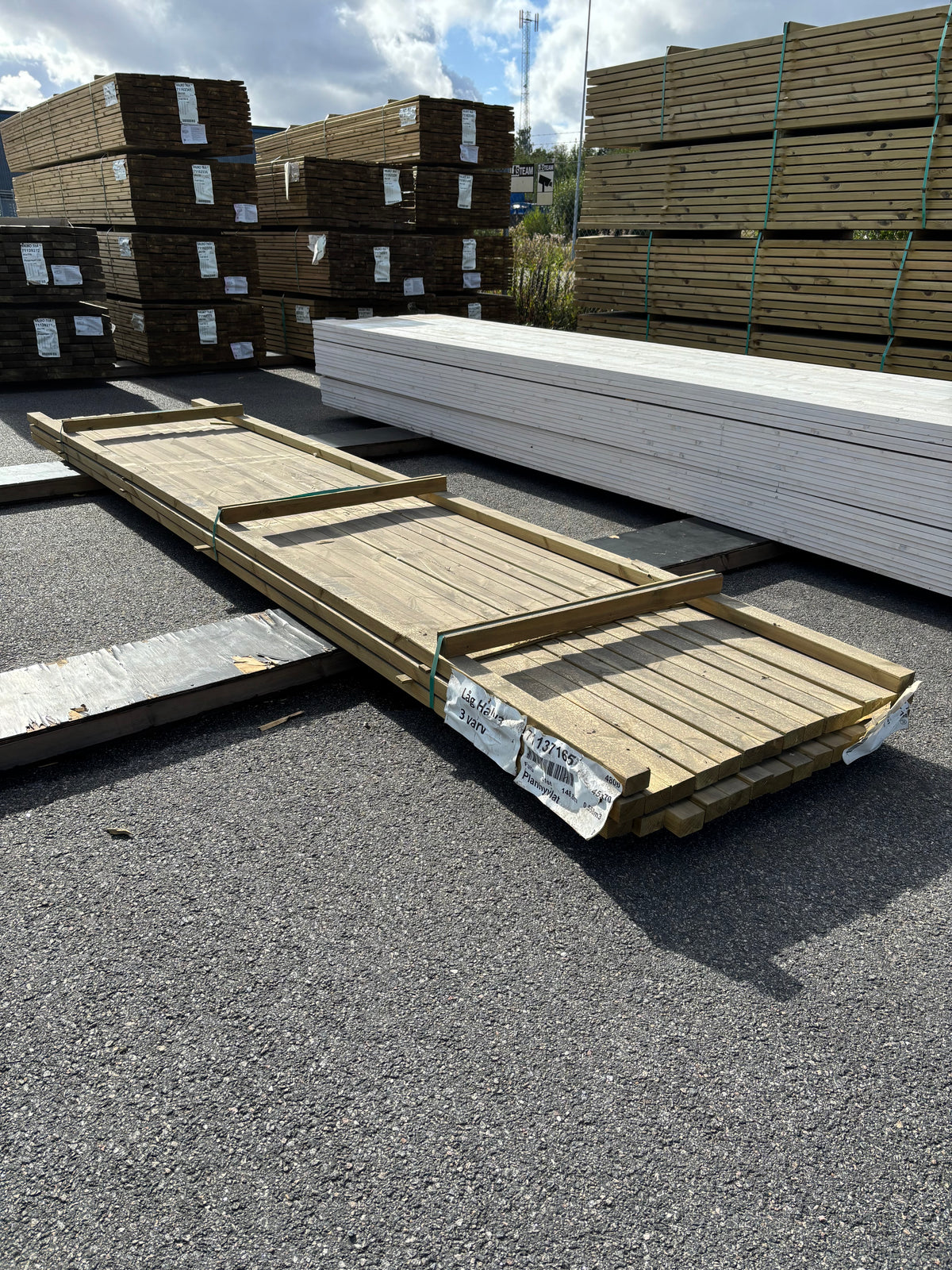Paket Tryckimpregnerade Reglar 45x70mm, 30st 4,80m