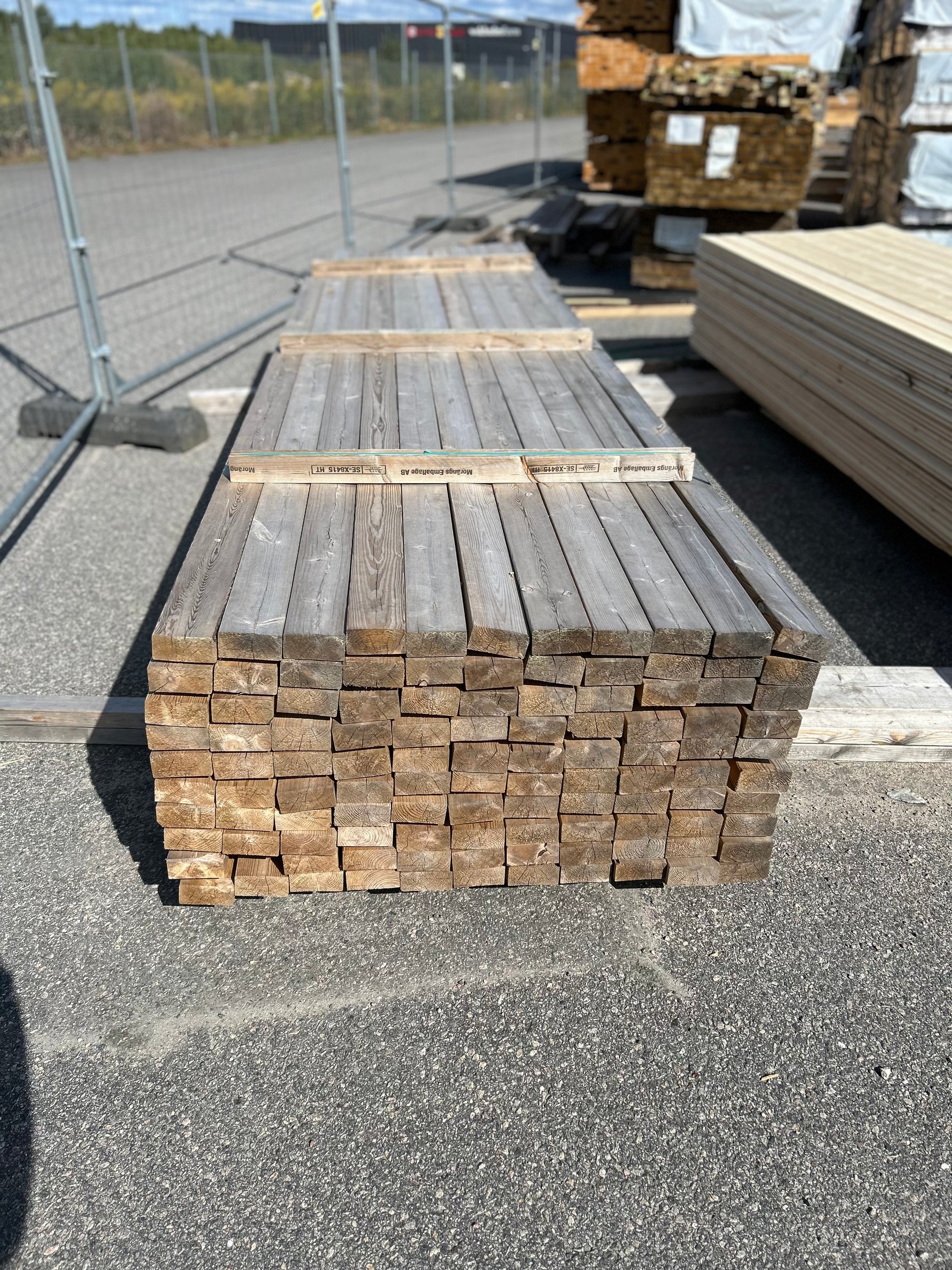 Paket Tryckimpregnerade Reglar 45x95mm 3,90m 110st NTR AB